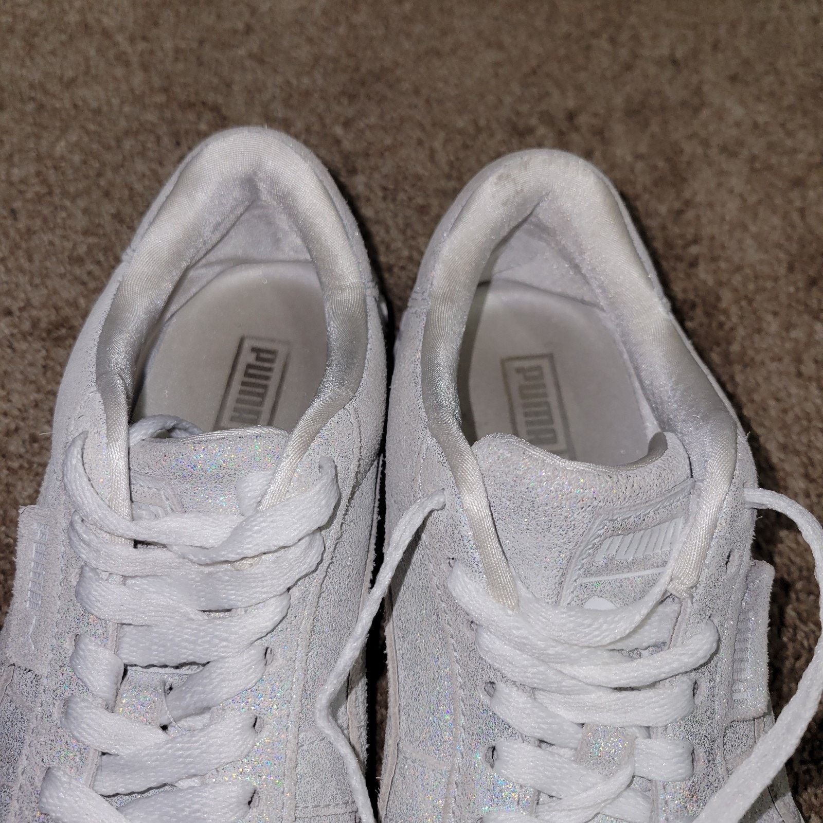 Puma Puma Cali Shimmer Silver Women's Shoes Size US 7 Size US 7 / IT 37 - 8 Thumbnail