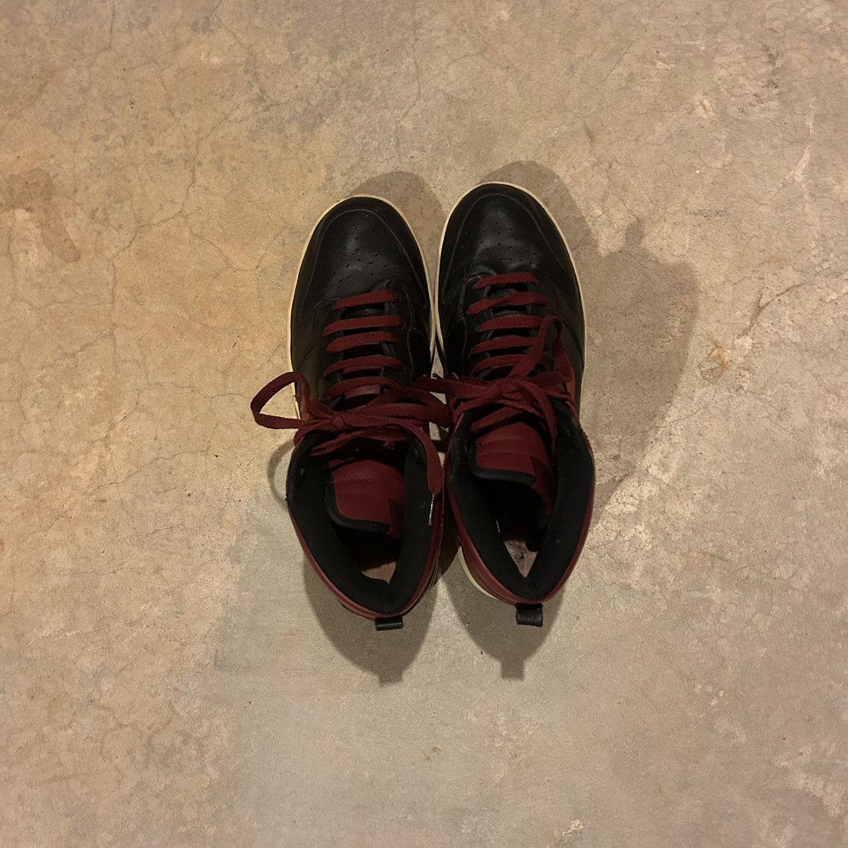 Nike × Vintage Vintage Nike Dunk High Black Fives BFive 2006 US 11.5 Size US 11.5 / EU 44-45 - 10 Thumbnail