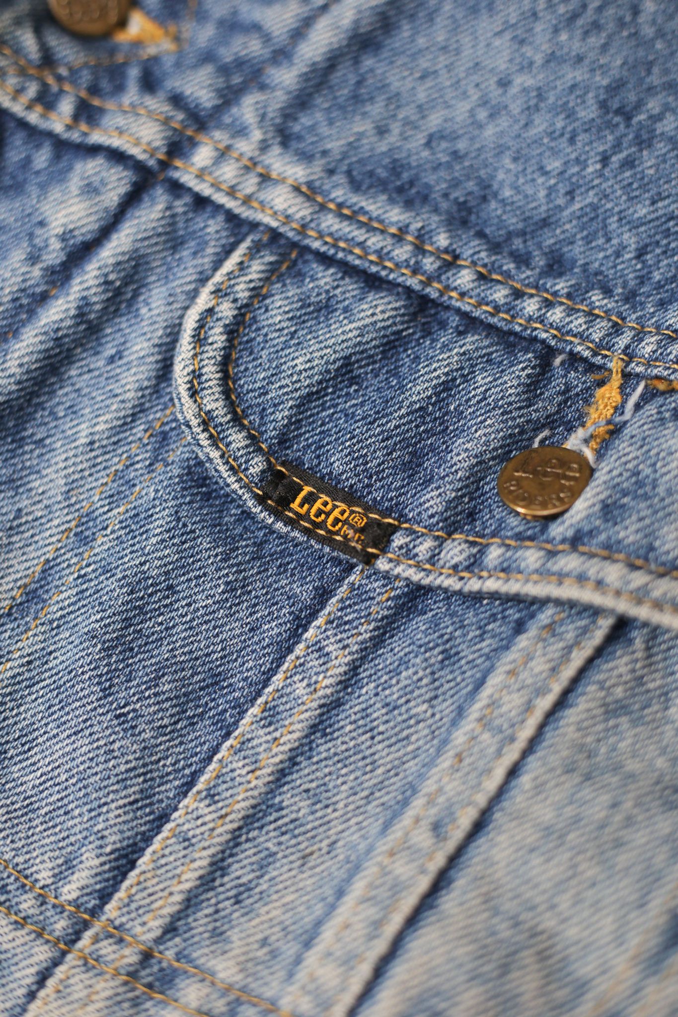 Lee × Vintage 80’s/90's Lee Storm Rider Denim Jacket XXL Size US XXL / EU 58 / 5 - 8 Thumbnail