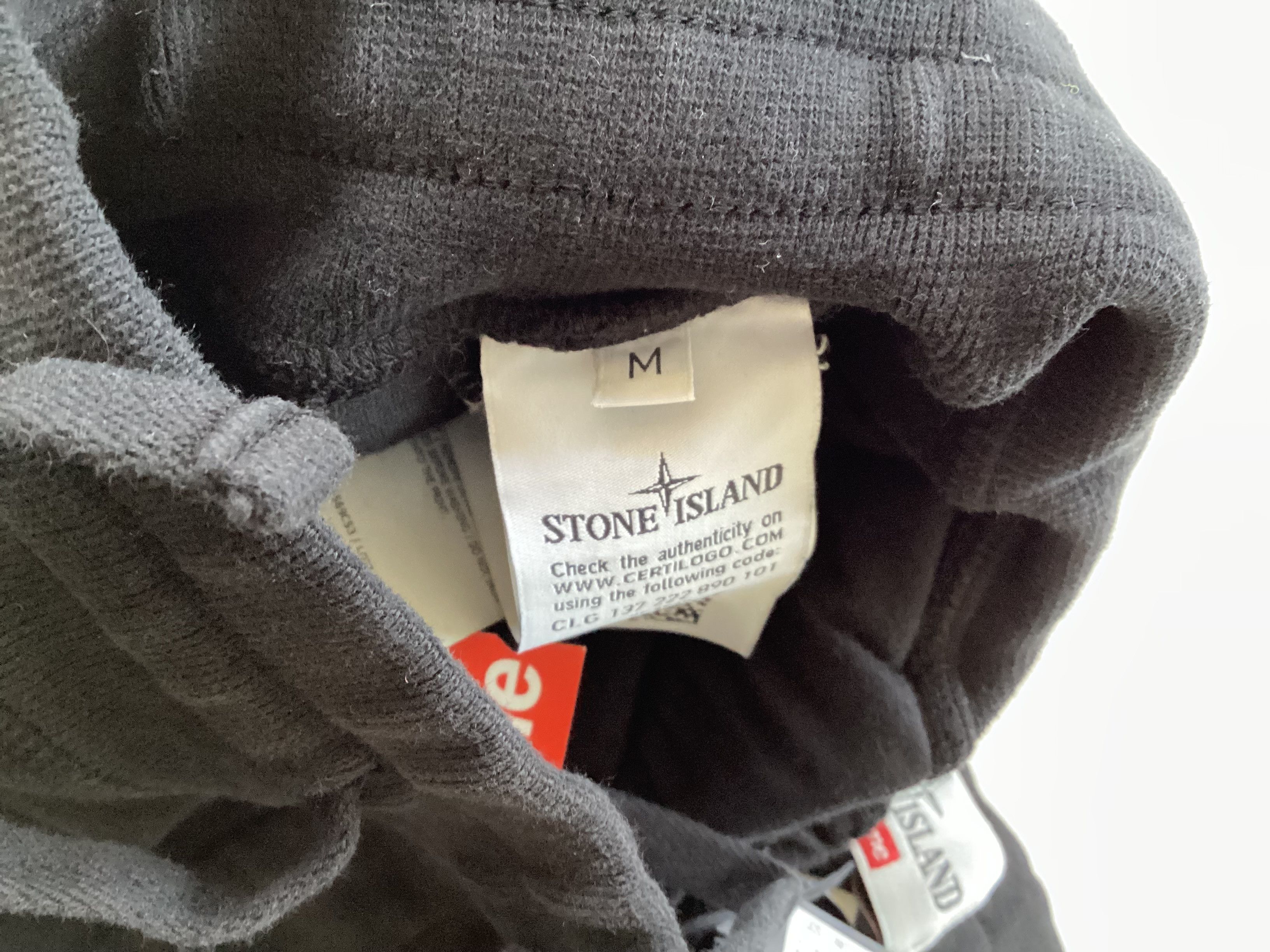 Stone Island × Supreme (M)Supreme Stone Island Sweatpants Black 2014FW Deadstock Size US 34 / EU 50 - 5 Thumbnail