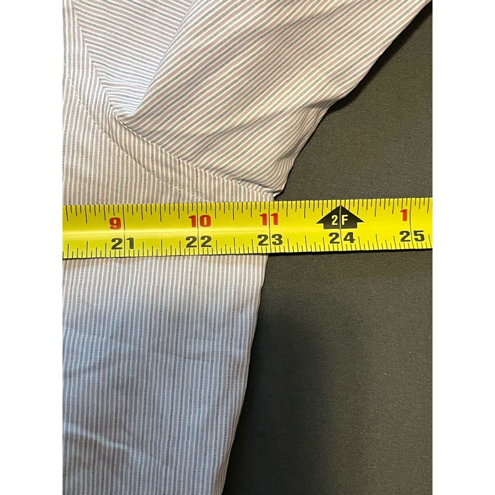 Canali VINTAGE Canali Mens Shirt Long Sleeve Button Up Casual Formal Preppy Cotton Italy 16 White Purple Stripes Size US L / EU 52-54 / 3 - 4 Thumbnail