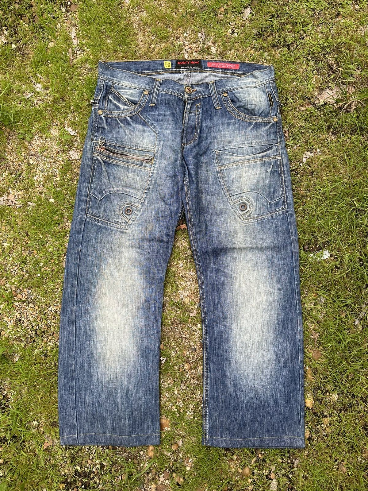 Seditionaries CRAZY RUSTY NEAL CULTURE OF DENIM PANTS W36 Size US 36 / EU 52 - 1 Thumbnail