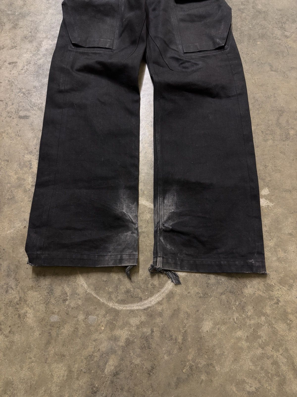 Rick Owens Rick Owens FW23 ‘Luxor’ Japanese Geth Baggy Cargo Jeans Size US 31 - 3 Thumbnail