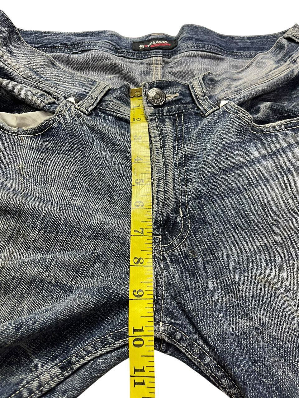 Japanese Brand Distressed Sorridere Flare Skull Denim Size US 34 / EU 50 - 7 Thumbnail