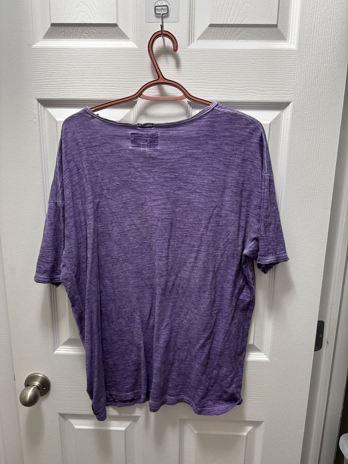 Armani Armani Jeans Free Ride Archive Scoop Shirt Purple Faded Size US XL / EU 56 / 4 - 4 Thumbnail