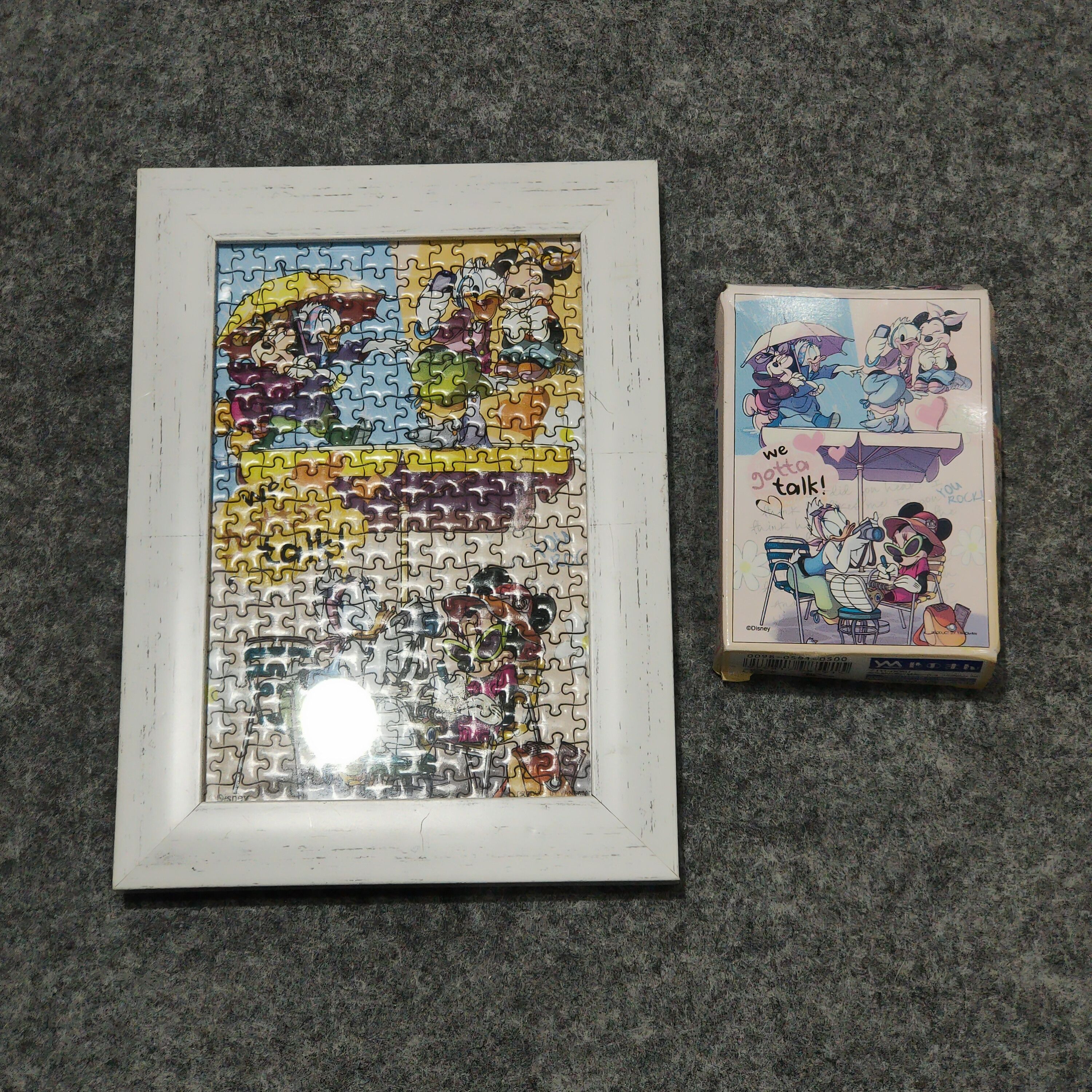 Disney 🔥Framed DISNEY Jigsaw Puzzle Size ONE SIZE - 1 Thumbnail
