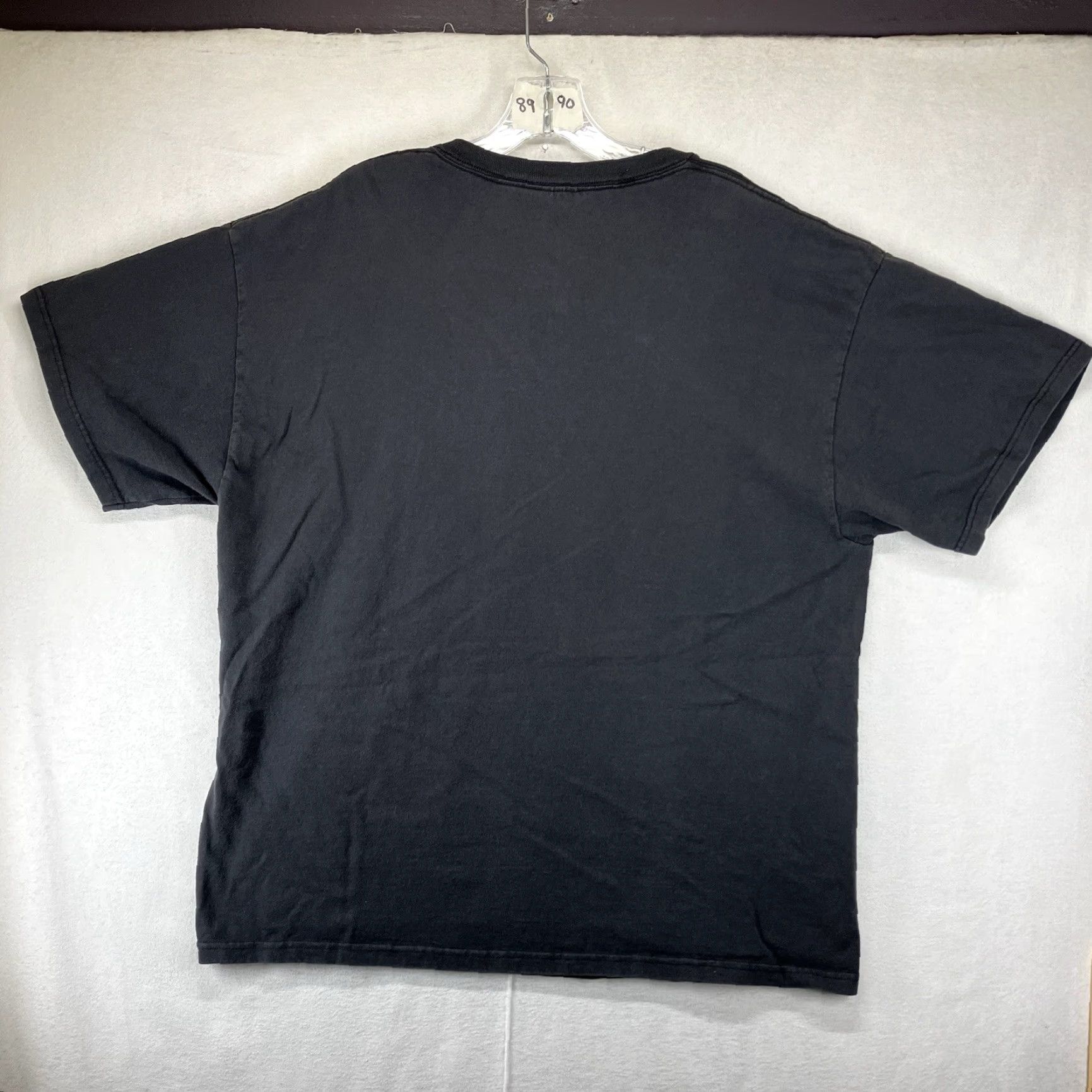 Delta VINTAGE Delta T-Shirt Skull Rider Graphic Black XL Unisex Crew Neck 100% Cotton Biker Retro Motorcycle 2000s Mens Womens Size US XL / EU 56 / 4 - 2 Thumbnail