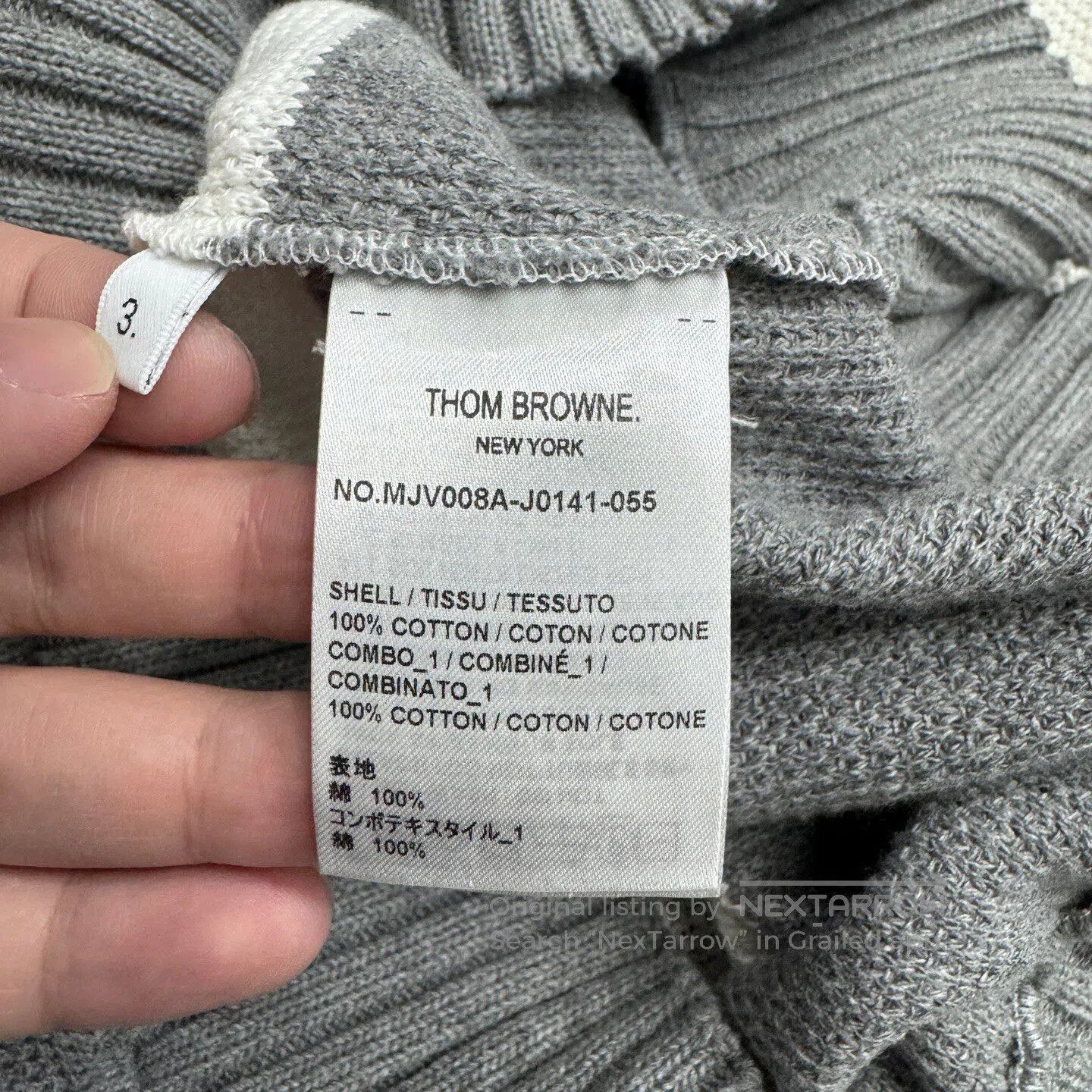 Thom Browne Thom Browne Striped collar vest| Size US L / EU 52-54 / 3 - 7 Thumbnail