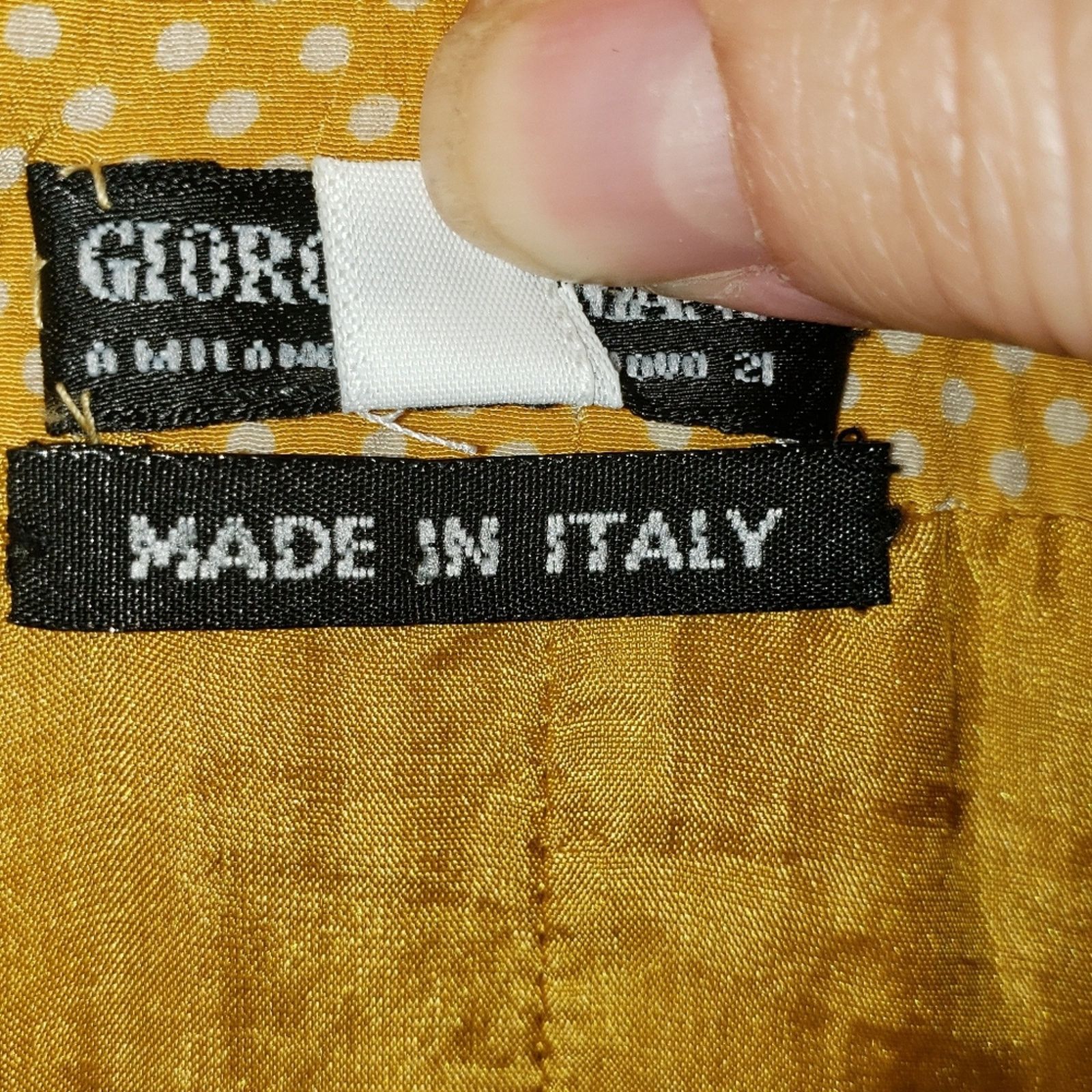 Giorgio Armani Vintage 100% silk Giorgio Armani Black Labe dress EU Sz 40. Size S / US 4 / IT 40 - 8 Thumbnail