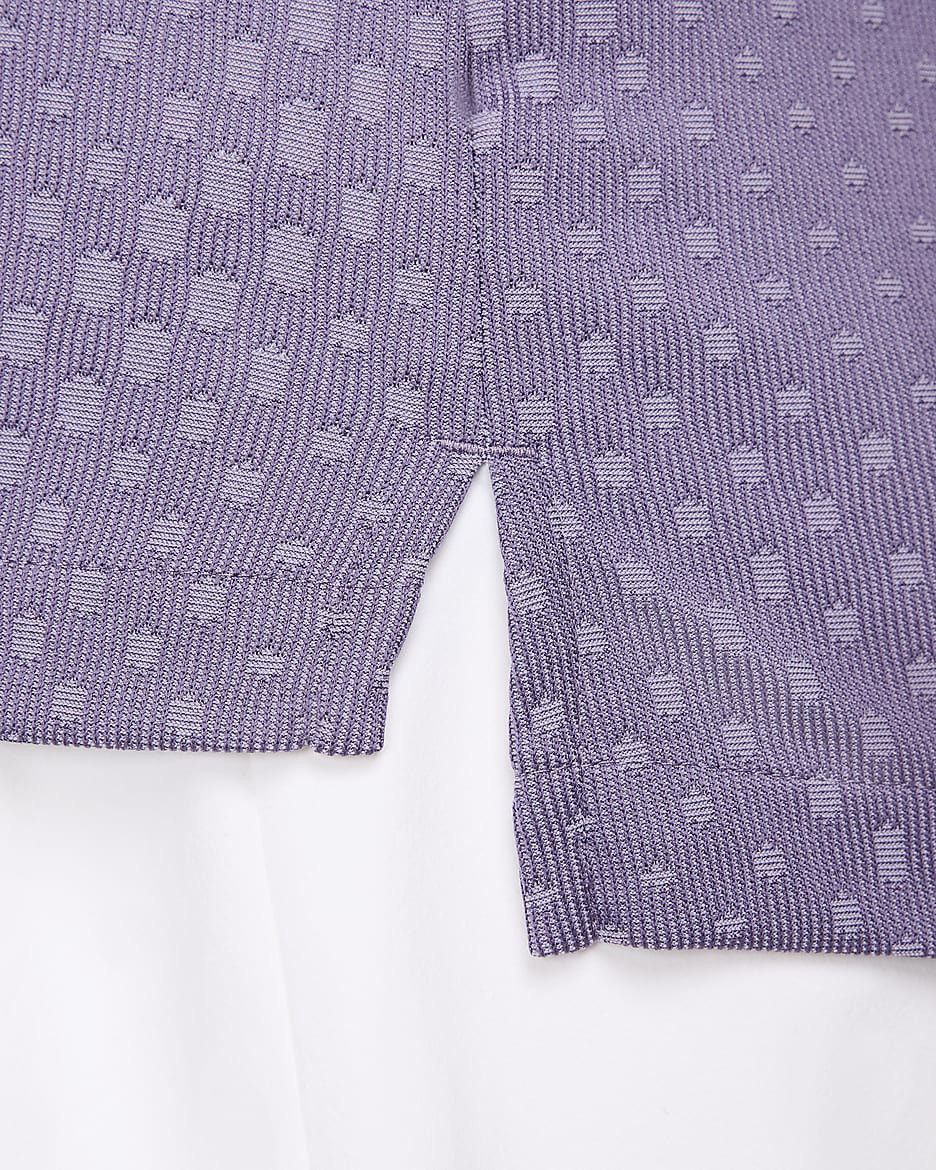 Nike Nike Golf Polo DriFit ADV Tour Jacquard Purple Size S / US 4 / IT 40 - 4 Thumbnail