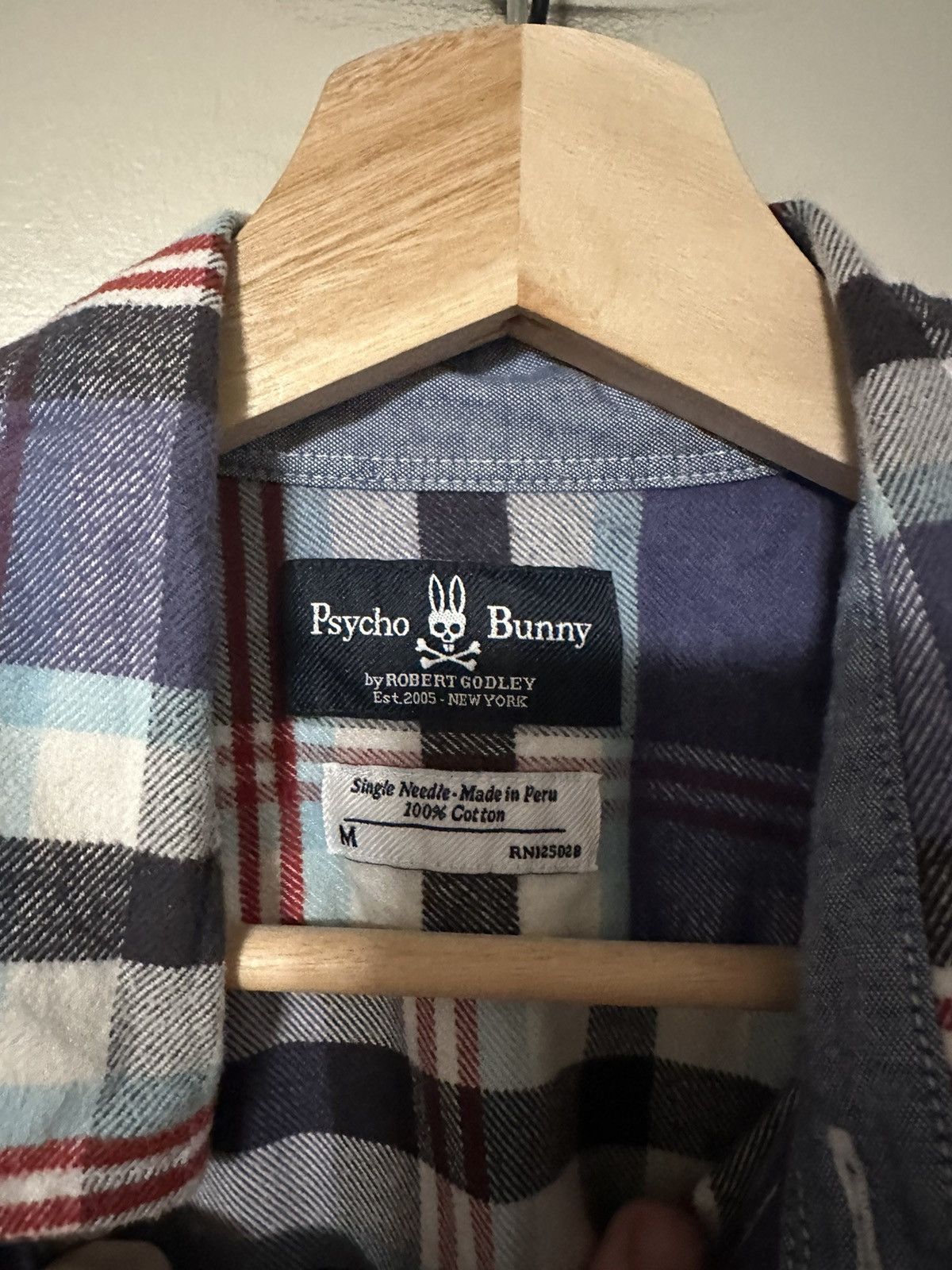 Psycho Bunny Psycho Bunny Plaid Flannel Shirt Medium Size US M / EU 48-50 / 2 - 3 Thumbnail