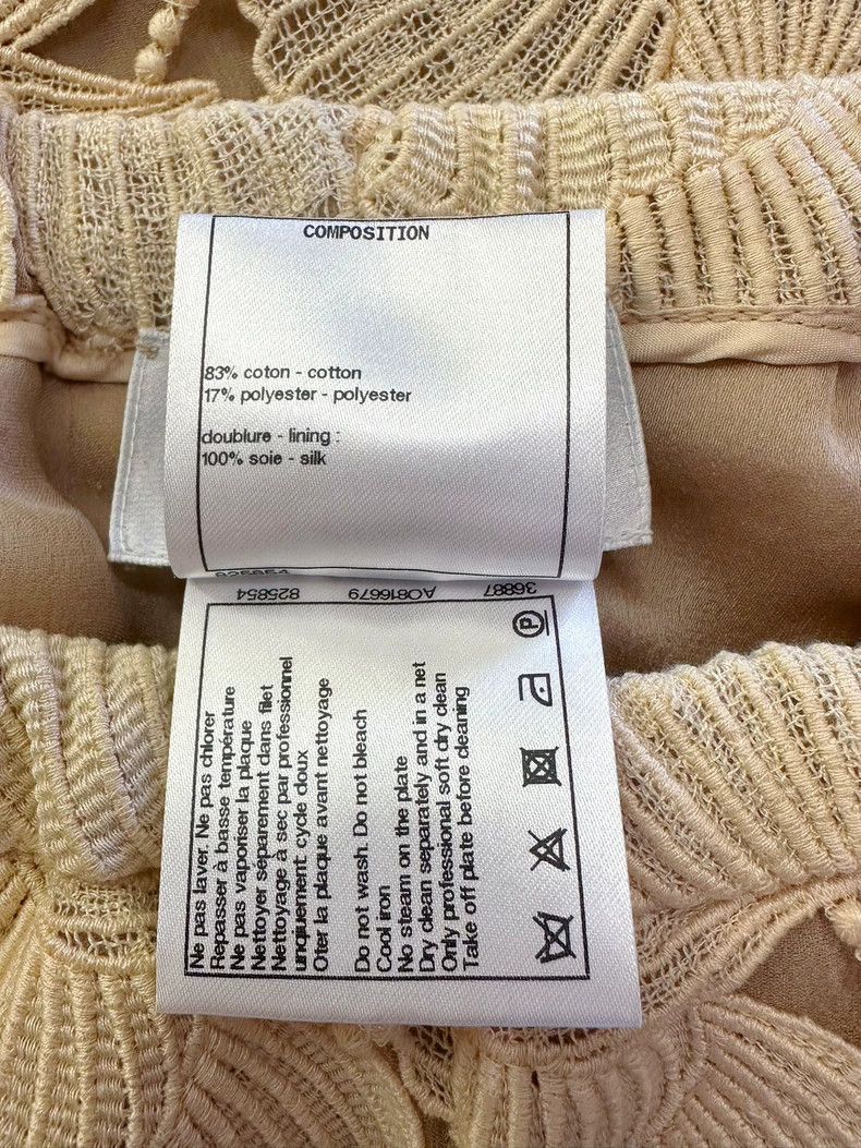 Chanel Chanel Milk orange shell hollow shorts Size 42" / US 20 - 5 Thumbnail