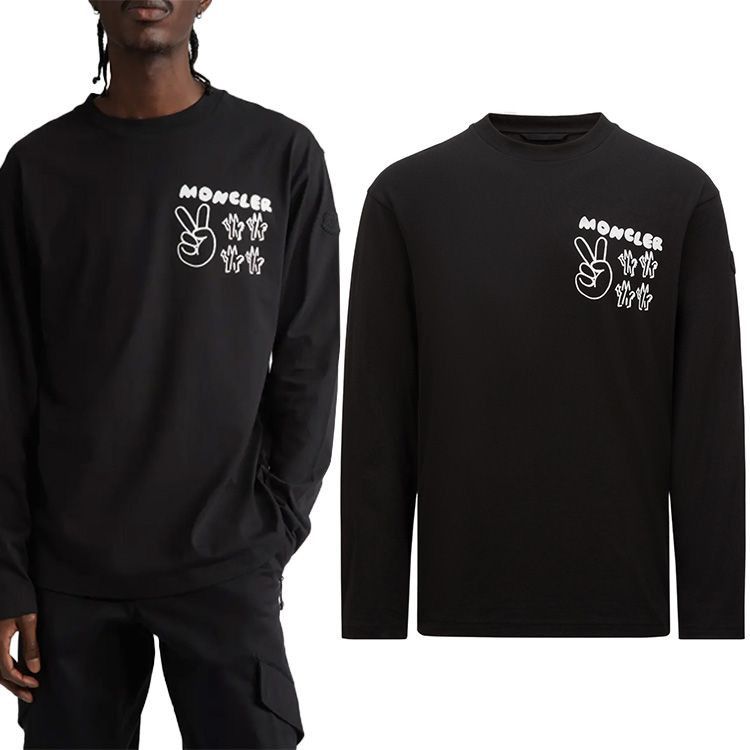 Moncler Long Sleeve T-shirt Size US M / EU 48-50 / 2 - 1 Thumbnail