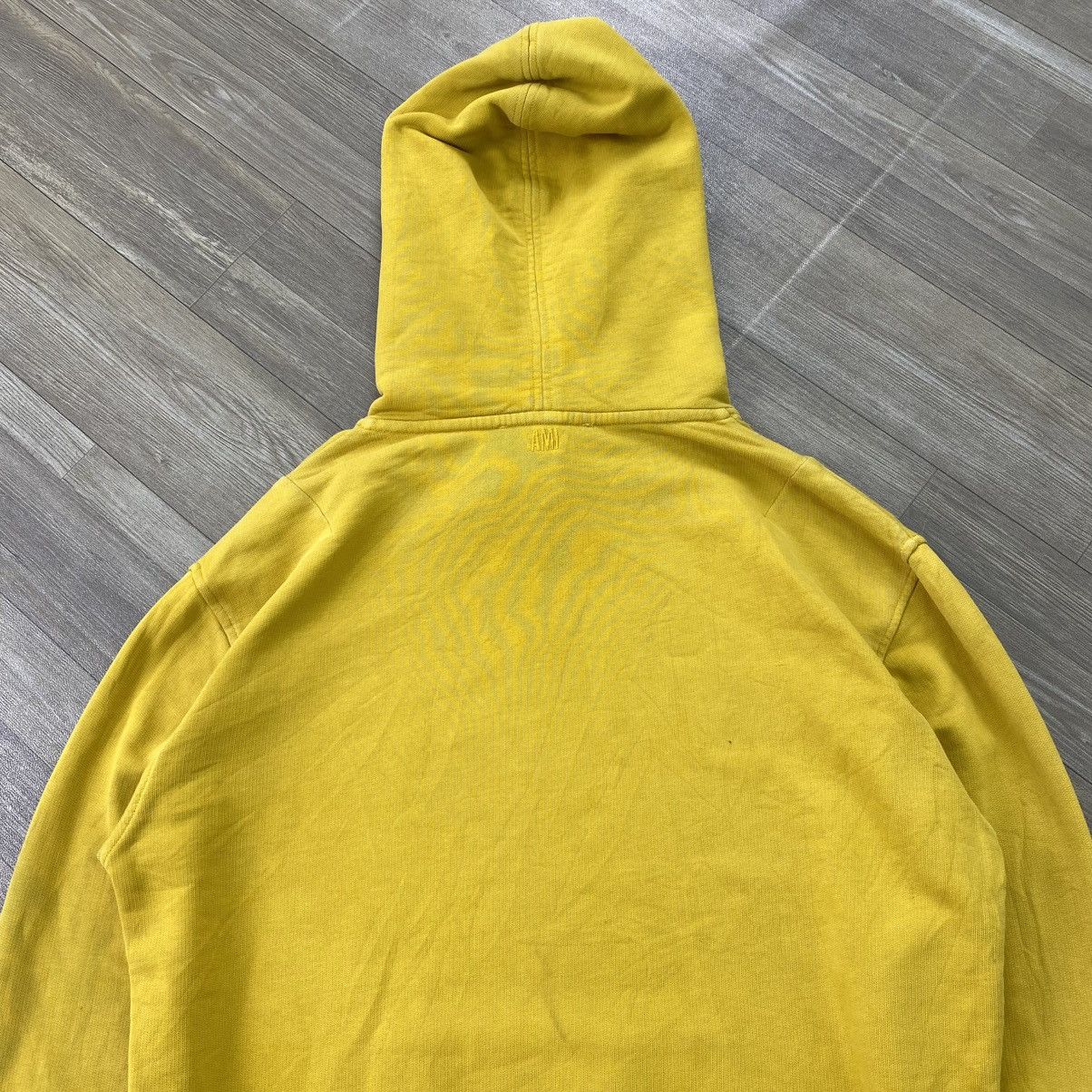 AMI 🇵🇹Ami Alexandre Mattiussi Small Heart De Coeur Yellow Hoodie Size US S / EU 44-46 / 1 - 15 Thumbnail