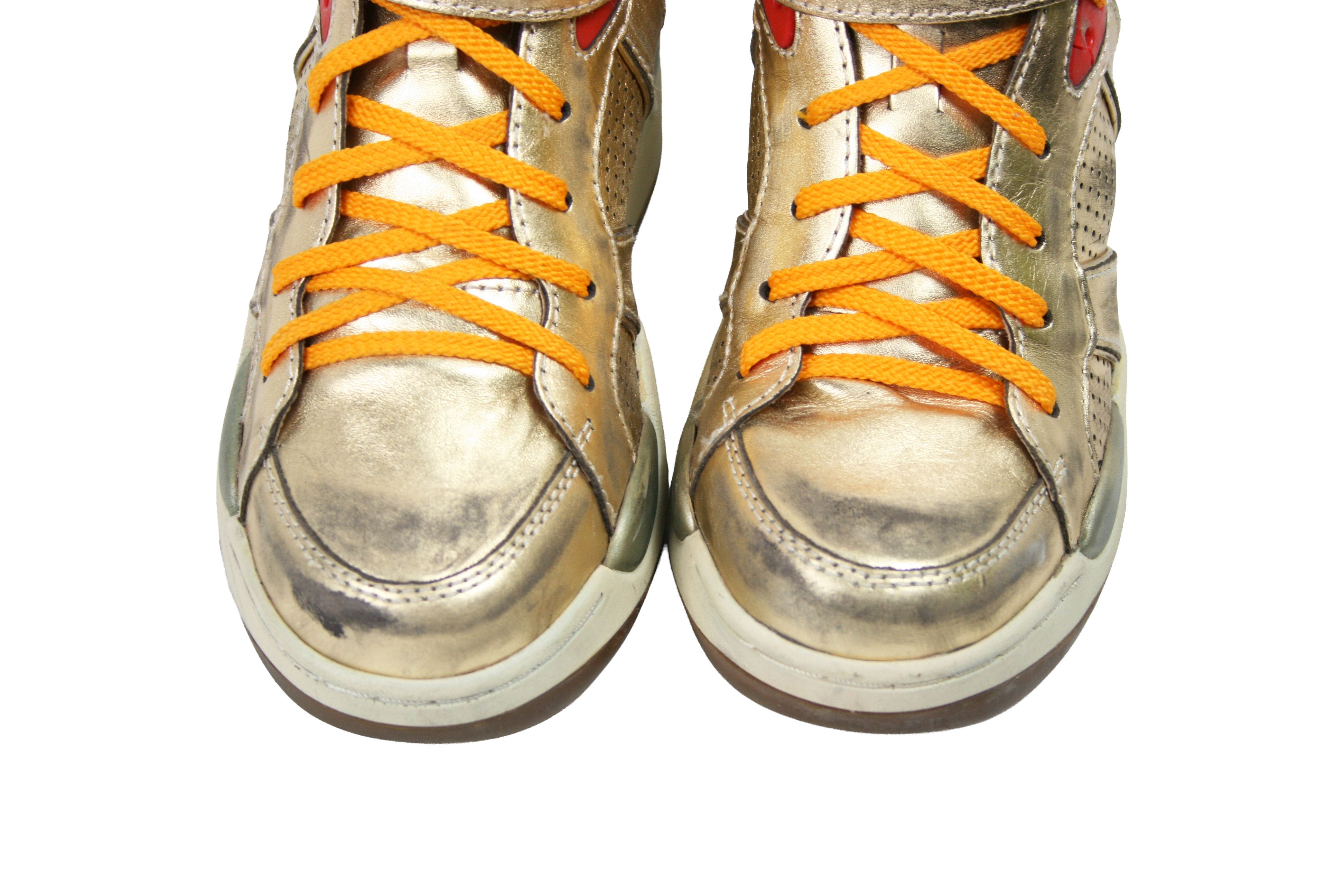 ASH Y2K Vogue Wedge Studded Leather Sneaker Size US 8 / IT 38 - 5 Thumbnail