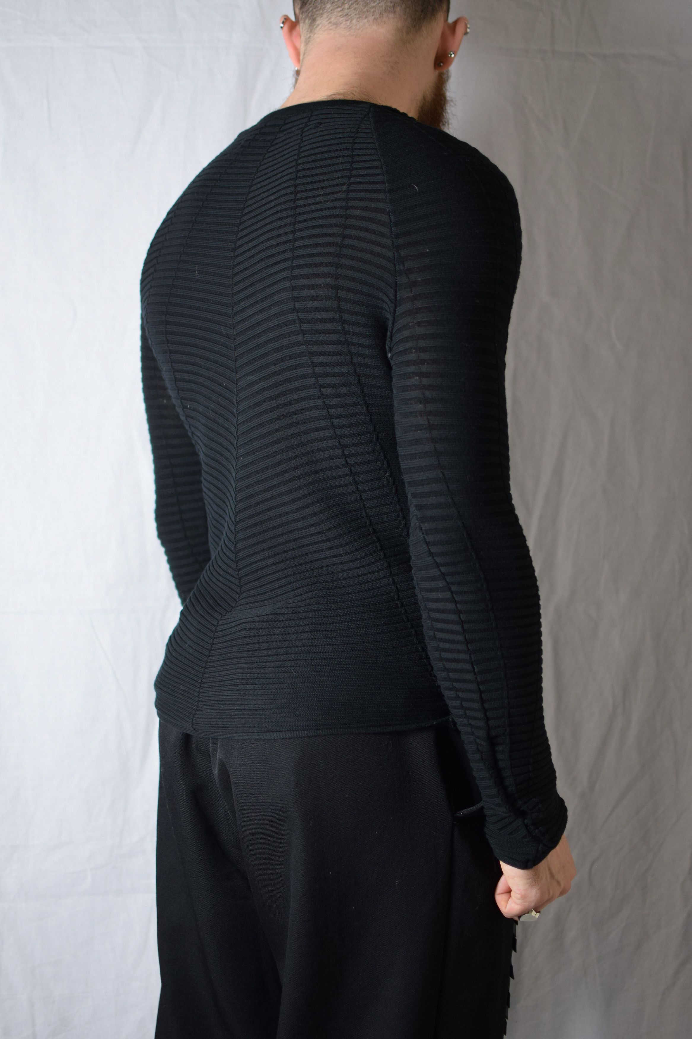 Julius Julius SS14 Ghost Ribbed Knit Top - 457KNM2 Size US M / EU 48-50 / 2 - 6 Thumbnail