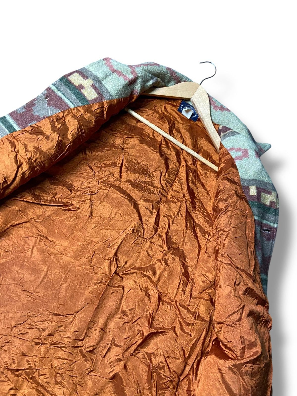 Japanese Brand British Khaki by Robert Aghton Patterned Wool Jacket (167) Size US S / EU 44-46 / 1 - 2 Thumbnail