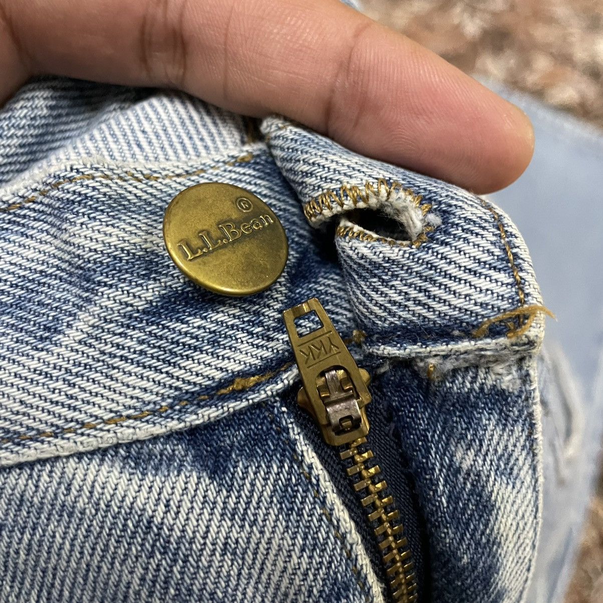 L.L. Bean 🔥Vintage LL Bean Stoned Washed Relaxed Distress Denim Jeans Size US 32 / EU 48 - 12 Thumbnail