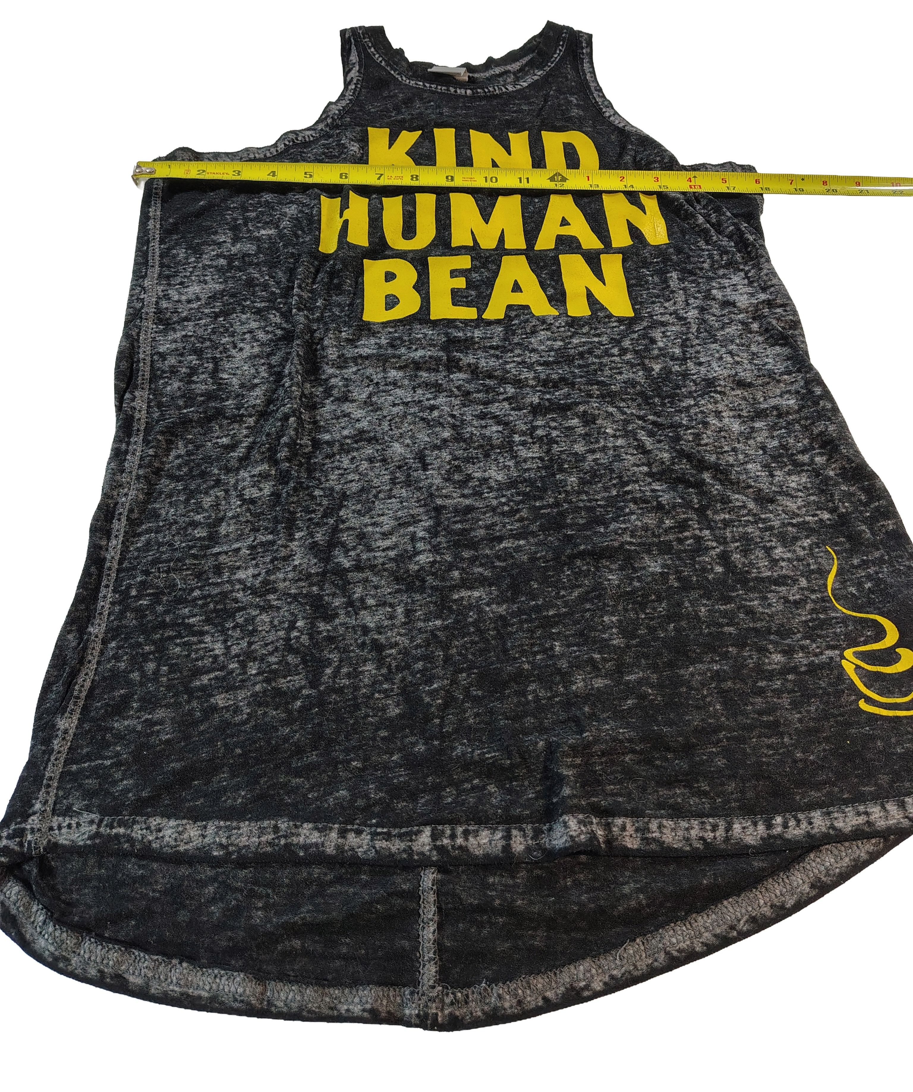 Other Men's Large "Kind Human Bean" Graphic Tank Top Size US L / EU 52-54 / 3 - 3 Thumbnail