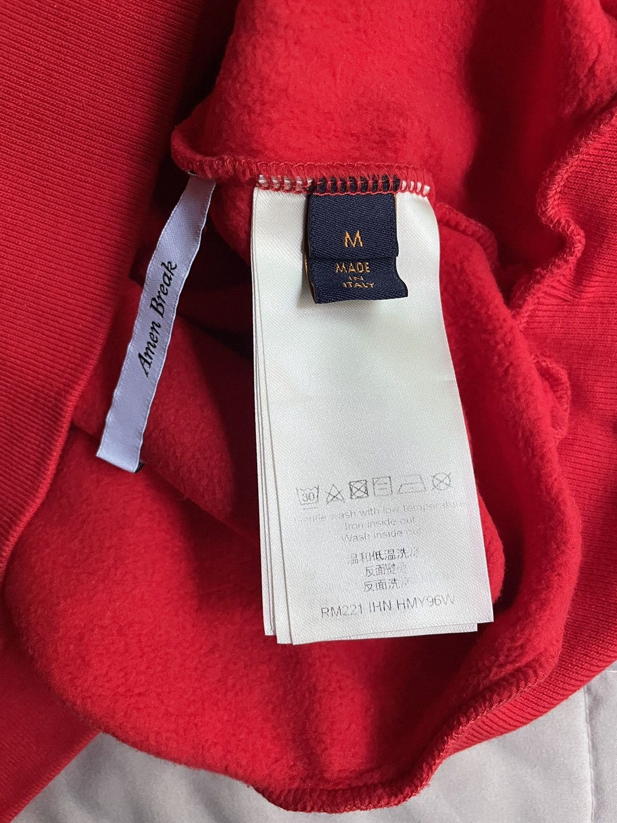Louis Vuitton Louis Vuitton Amen Break Vuitton Rockers Red Crewneck Size US M / EU 48-50 / 2 - 10 Thumbnail