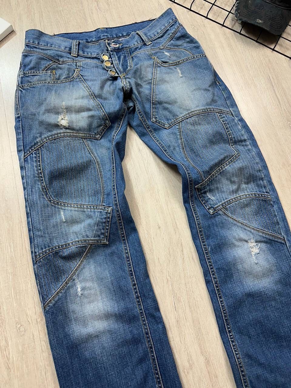 Japanese Brand × Vintage Vintage Reworked Avantgarde Jeans Size US 33 - 3 Thumbnail