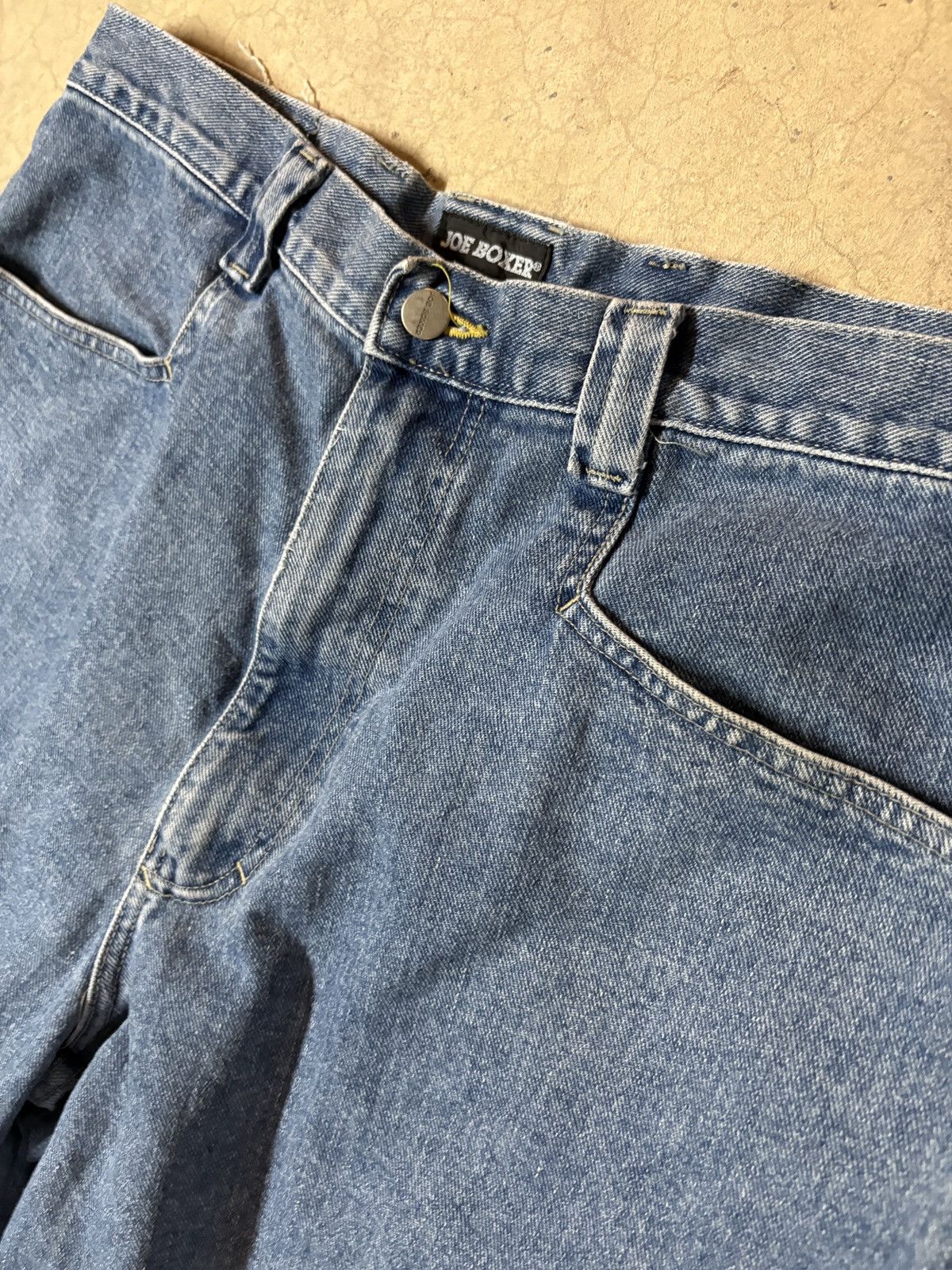 Joe Boxer Vintage 90s Joe Boxer Jorts Jean Shorts Blue Size 38 Size US 38 / EU 54 - 2 Thumbnail