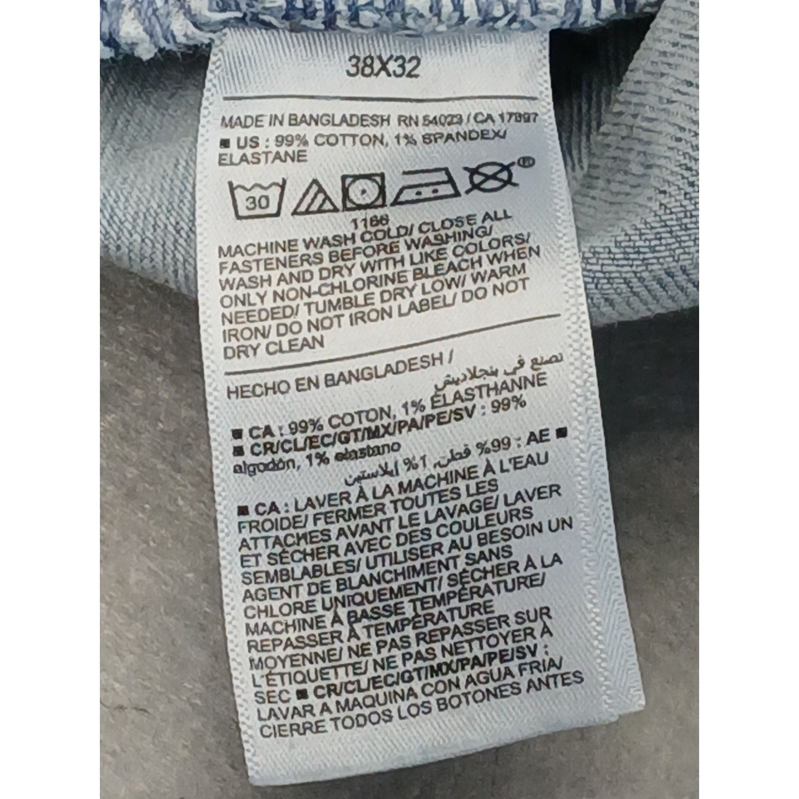 Old Navy Old Navy (38x32) Mens Relaxed Straight Fit Light Denim Jeans Size US 38 / EU 54 - 7 Thumbnail