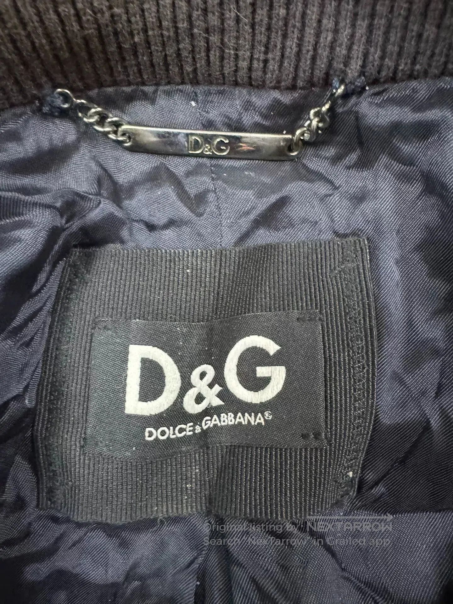 Dolce & Gabbana D&G Men's Genuine Leather Jacket. Size US M / EU 48-50 / 2 - 4 Thumbnail