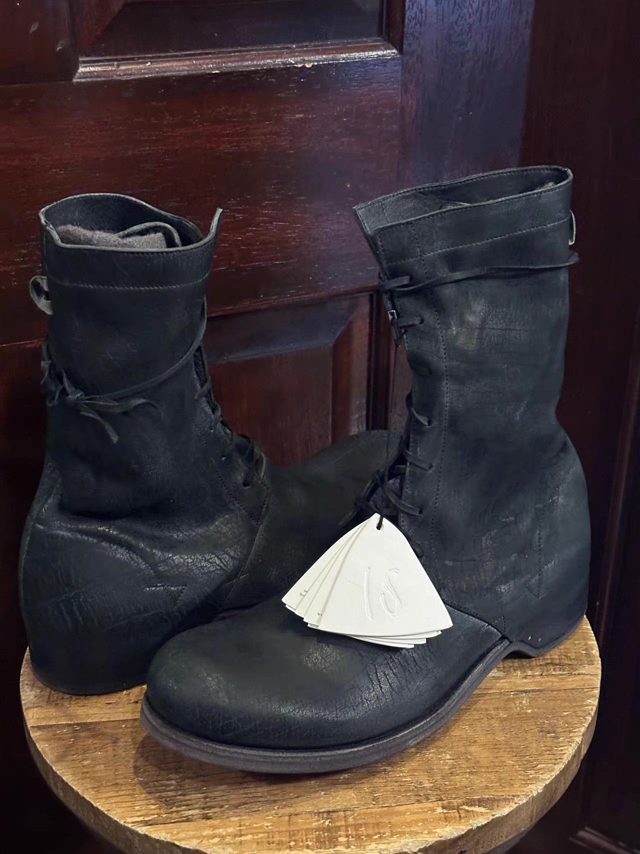 Individual Sentiments IS by Individual Sentiments 12FW Horsehide Strap Boots Ｑ25 Size US 8.5 / EU 41-42 - 6 Thumbnail
