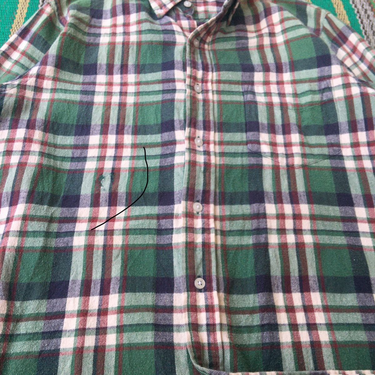 L.L. Bean × Vintage Vintage 90s L.L BEAN Northwoods flannel shirts Size US S / EU 44-46 / 1 - 4 Thumbnail