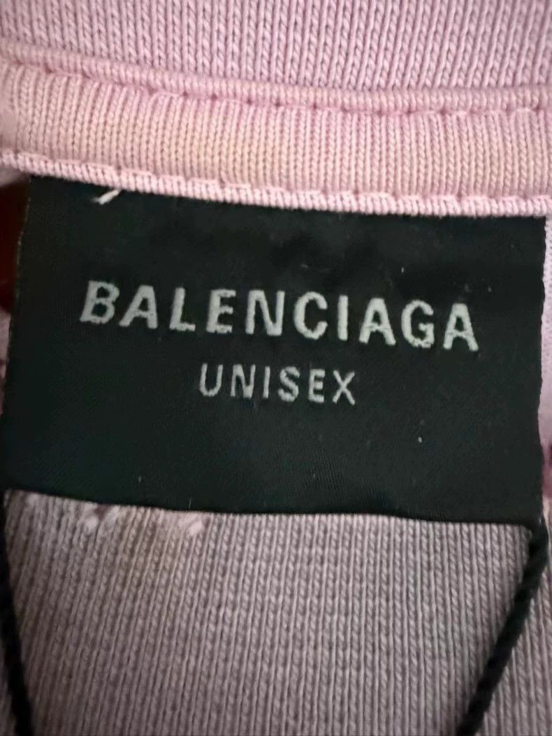 Balenciaga Balenciaga Pink Destruction Short Sleeve Size US M / EU 48-50 / 2 - 3 Thumbnail
