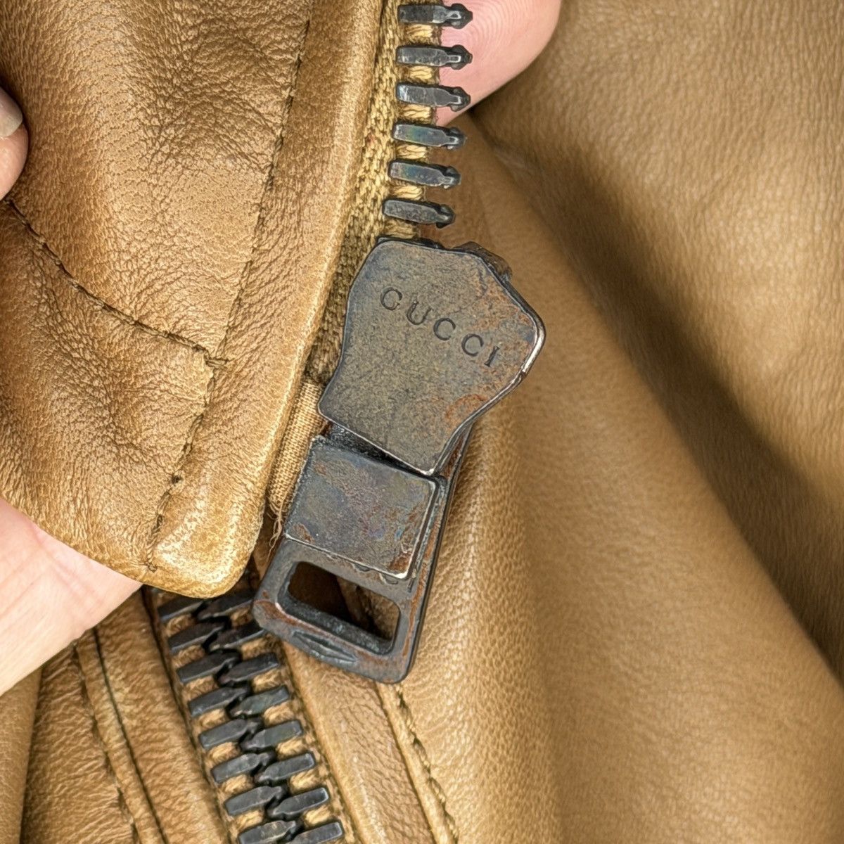 Gucci Gucci Leather Jacket Biker by Tom Ford Y2K Size XS / US 0-2 / IT 36-38 - 12 Thumbnail