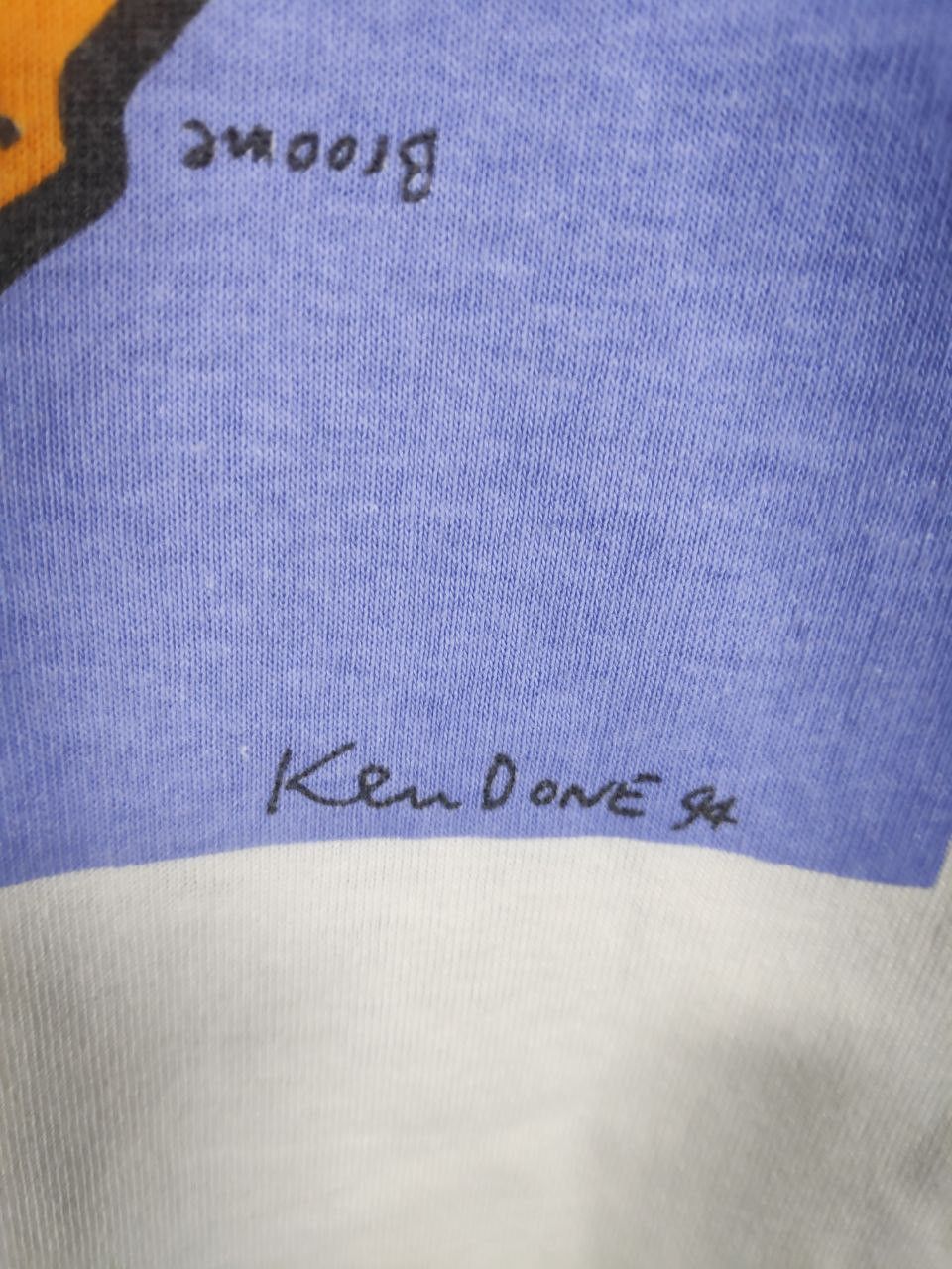 Vintage Vtg 90s Ken Done Under Australia Map Pop Art Surf Tee Size M Size US M / EU 48-50 / 2 - 5 Thumbnail