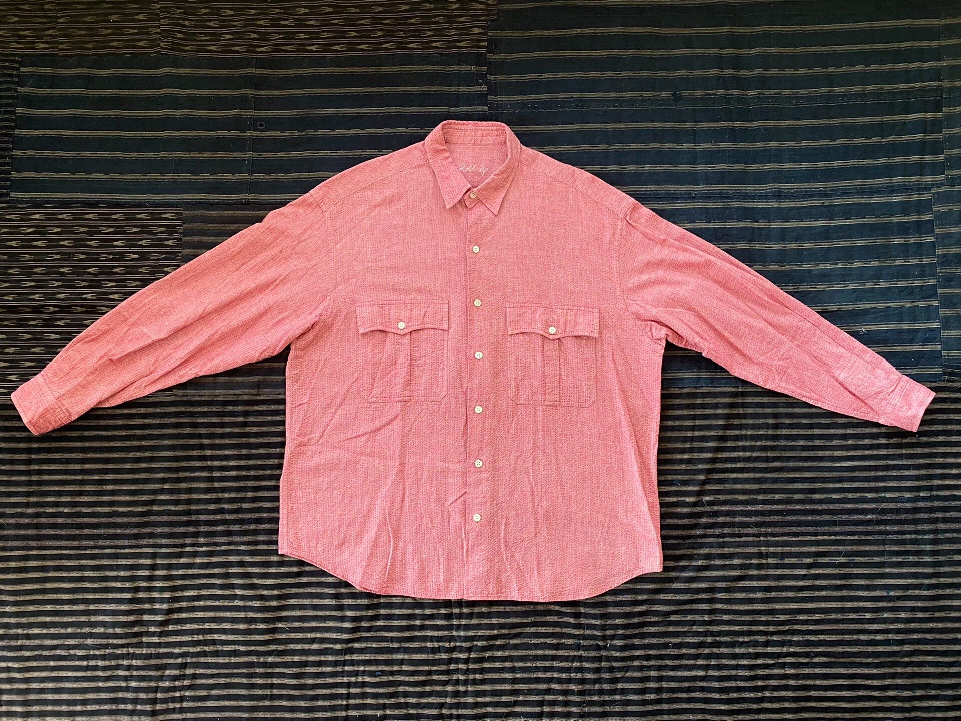 Porter Classic porter classic shijira weave roll-up shirt Size US L / EU 52-54 / 3 - 1 Thumbnail