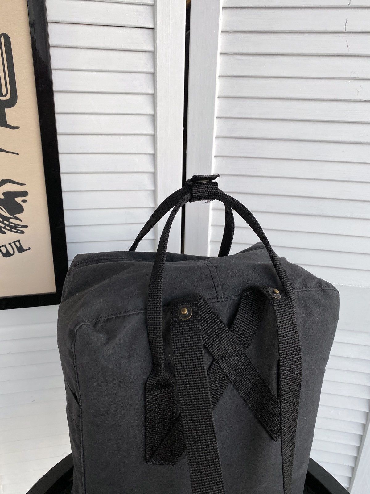 Fjallraven Fjallraven Kanken Backpack Bag Graphite Black G1000 Wax Size ONE SIZE - 15 Thumbnail