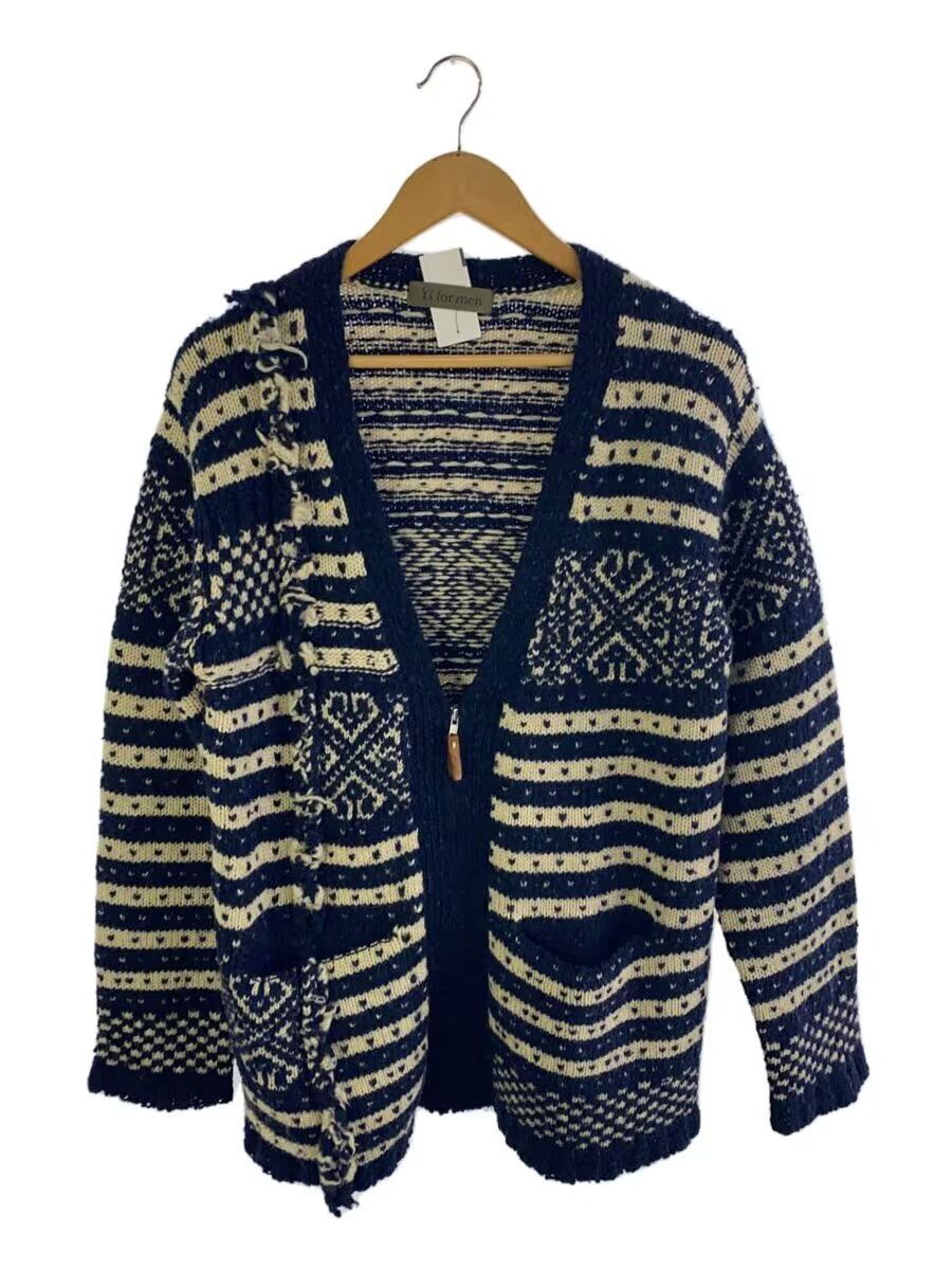 Y's for Men × Yohji Yamamoto Stitch Pattern Wool Knit Cardigan Size US L / EU 52-54 / 3 - 1 Thumbnail