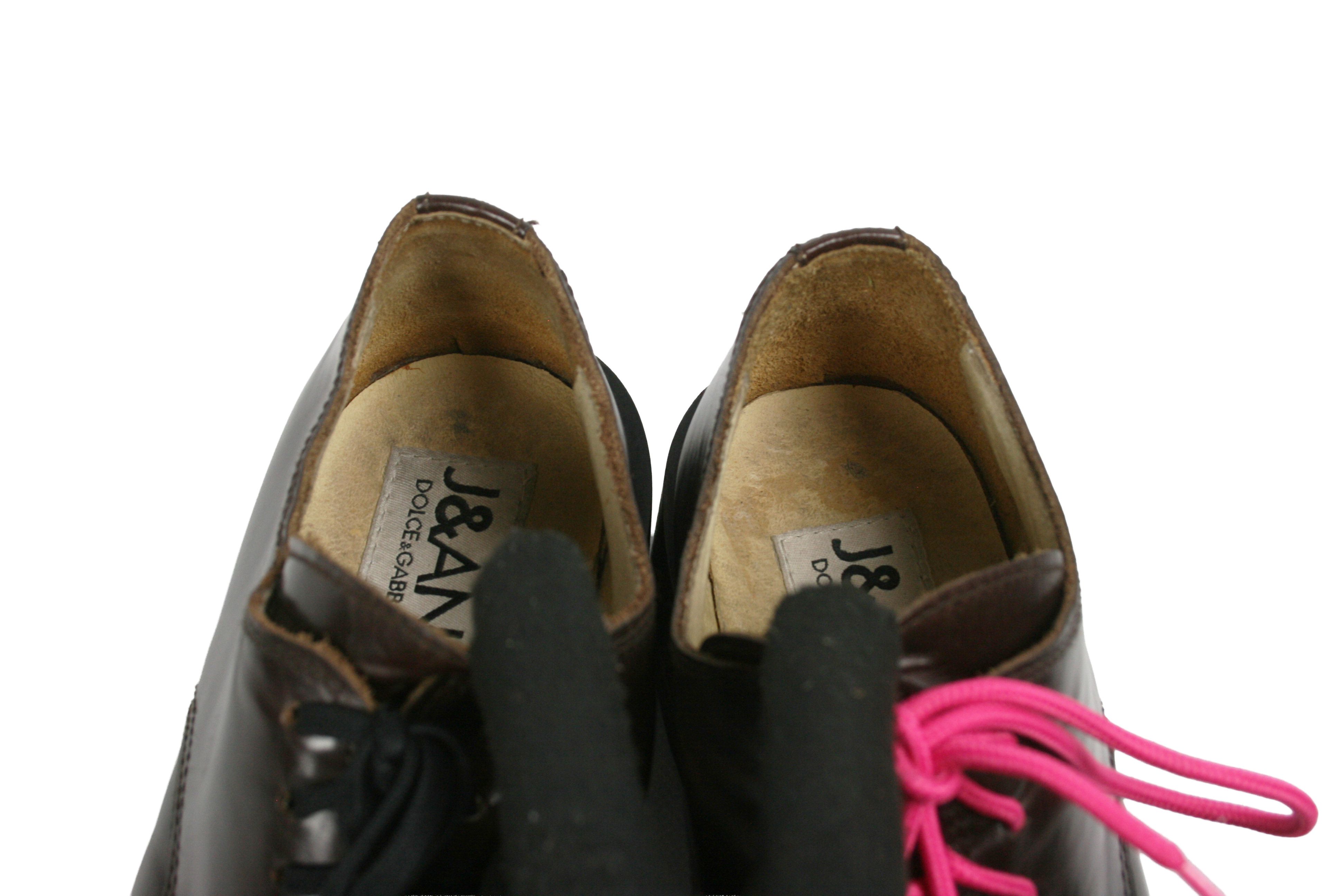 Dolce & Gabbana 90S Massive Platform Oversize Derby Shoes Vintage Size US 7.5 / EU 40-41 - 14 Thumbnail