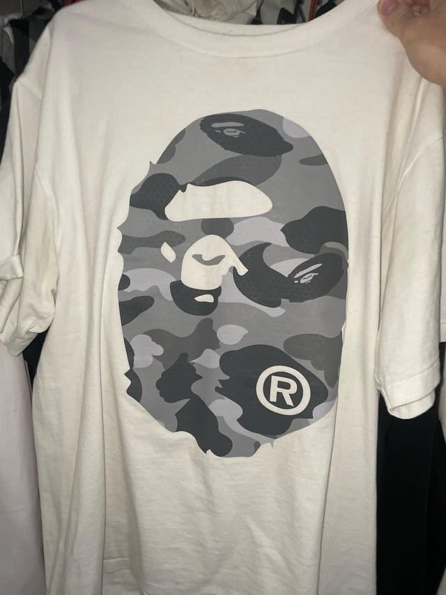Bape Color Camo Big Ape Head Tee Size US L / EU 52-54 / 3 - 1 Thumbnail