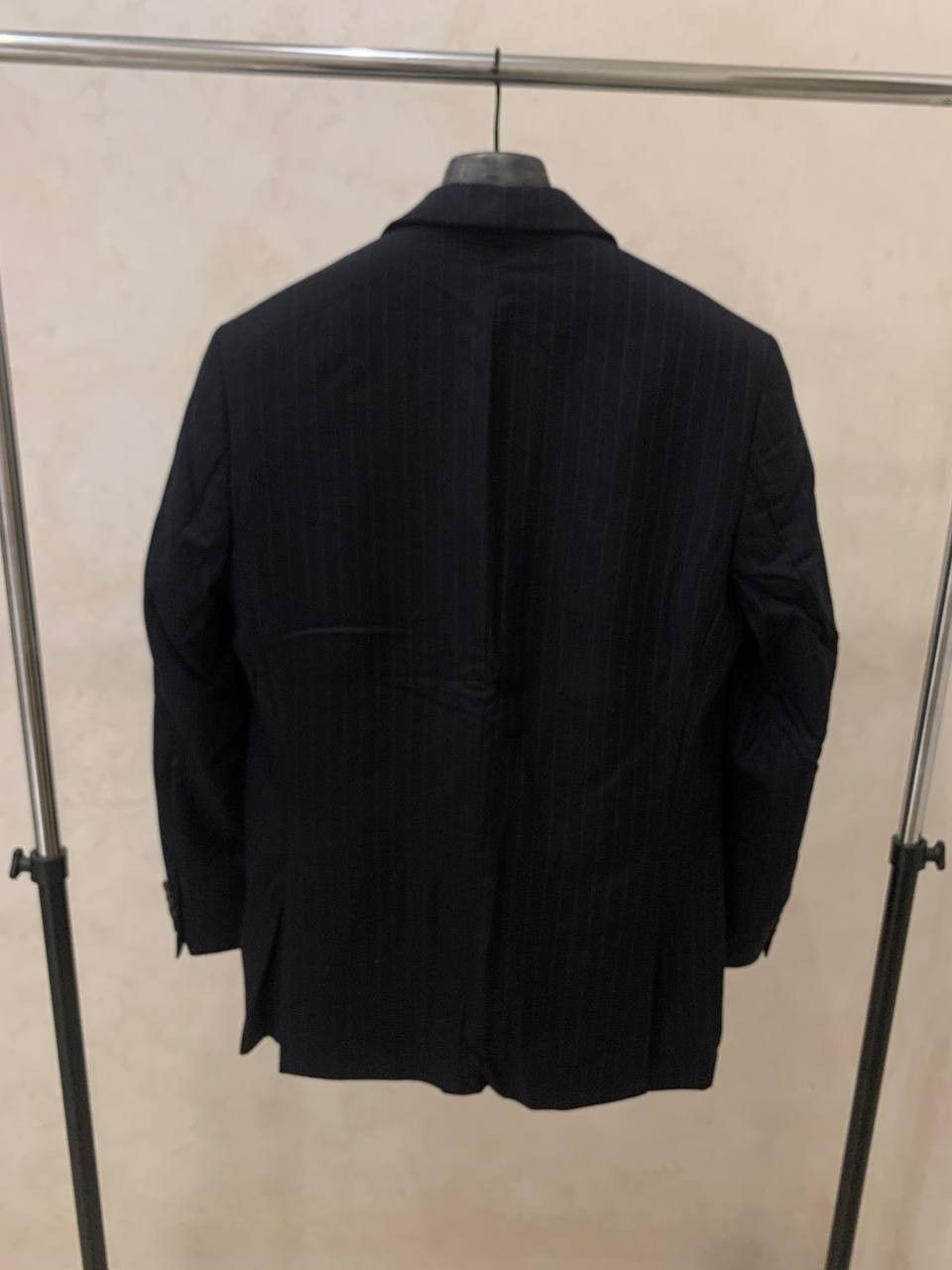 DAKS 🔥DAKS Men's Black Wool Single Breasted Suit Blazer Jacket Size 38R - 2 Thumbnail