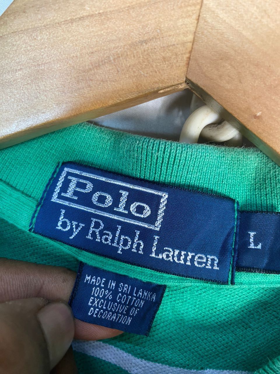 Polo Ralph Lauren Polo Ralph Lauren small logo stripe polo shirt Size US XL / EU 56 / 4 - 5 Thumbnail