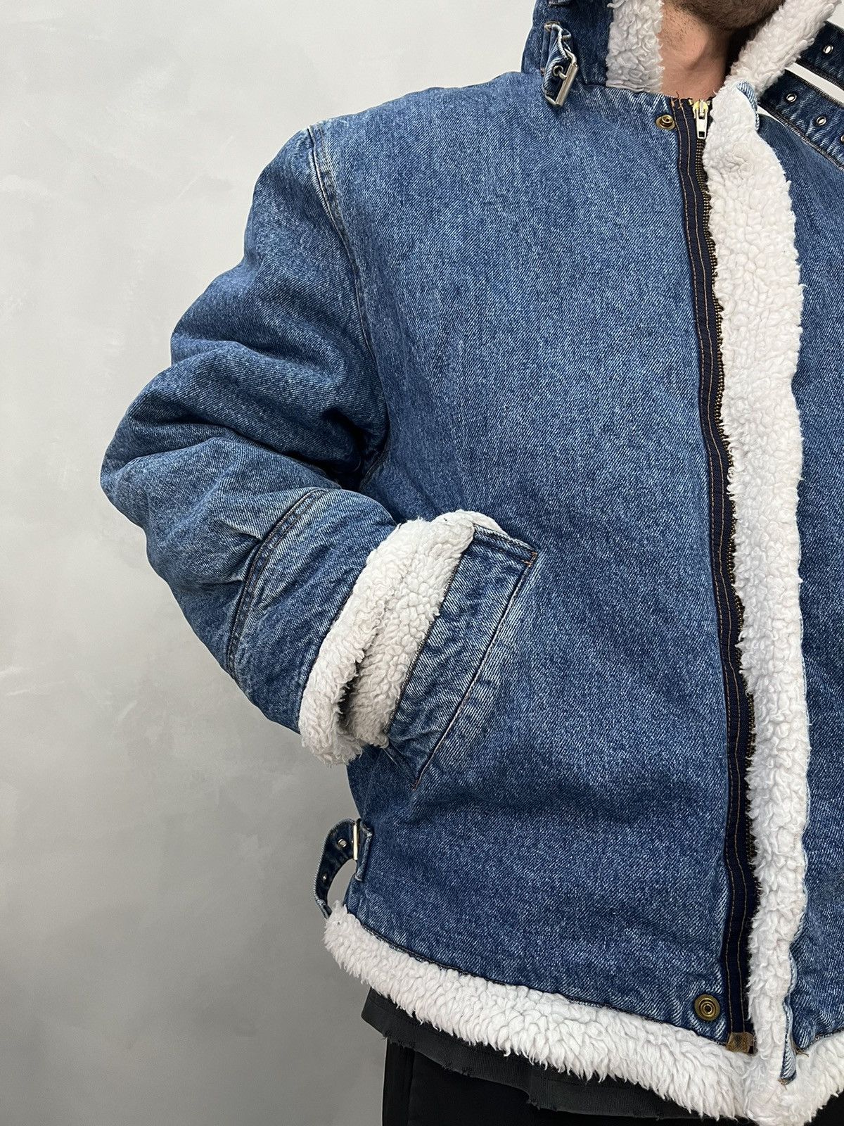Diesel VINTAGE 00s ARCHIVE B-2 DISTRESSED JACKET DIESEL STYLE Size US M / EU 48-50 / 2 - 6 Thumbnail