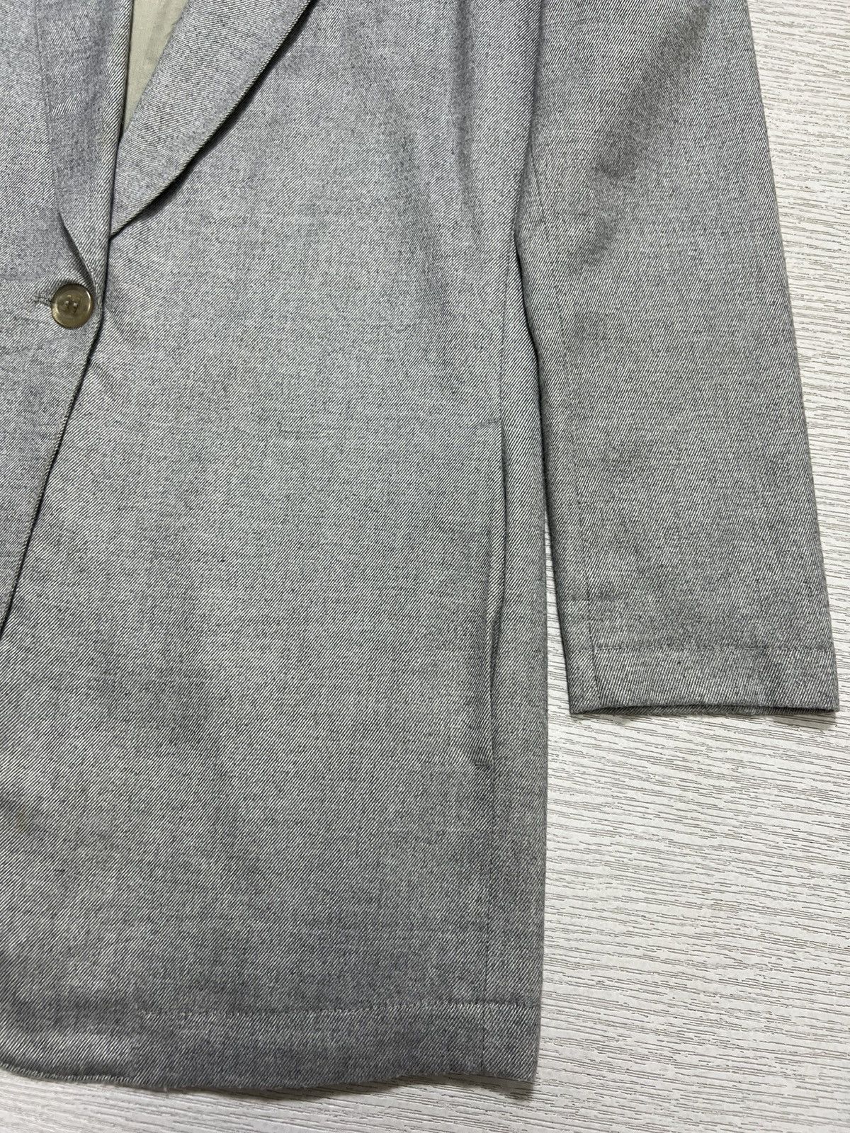 MM6 Maison Margiela - MM6 - Linen Effect Long Blazer Size S / US 4 / IT 40 - 11 Thumbnail