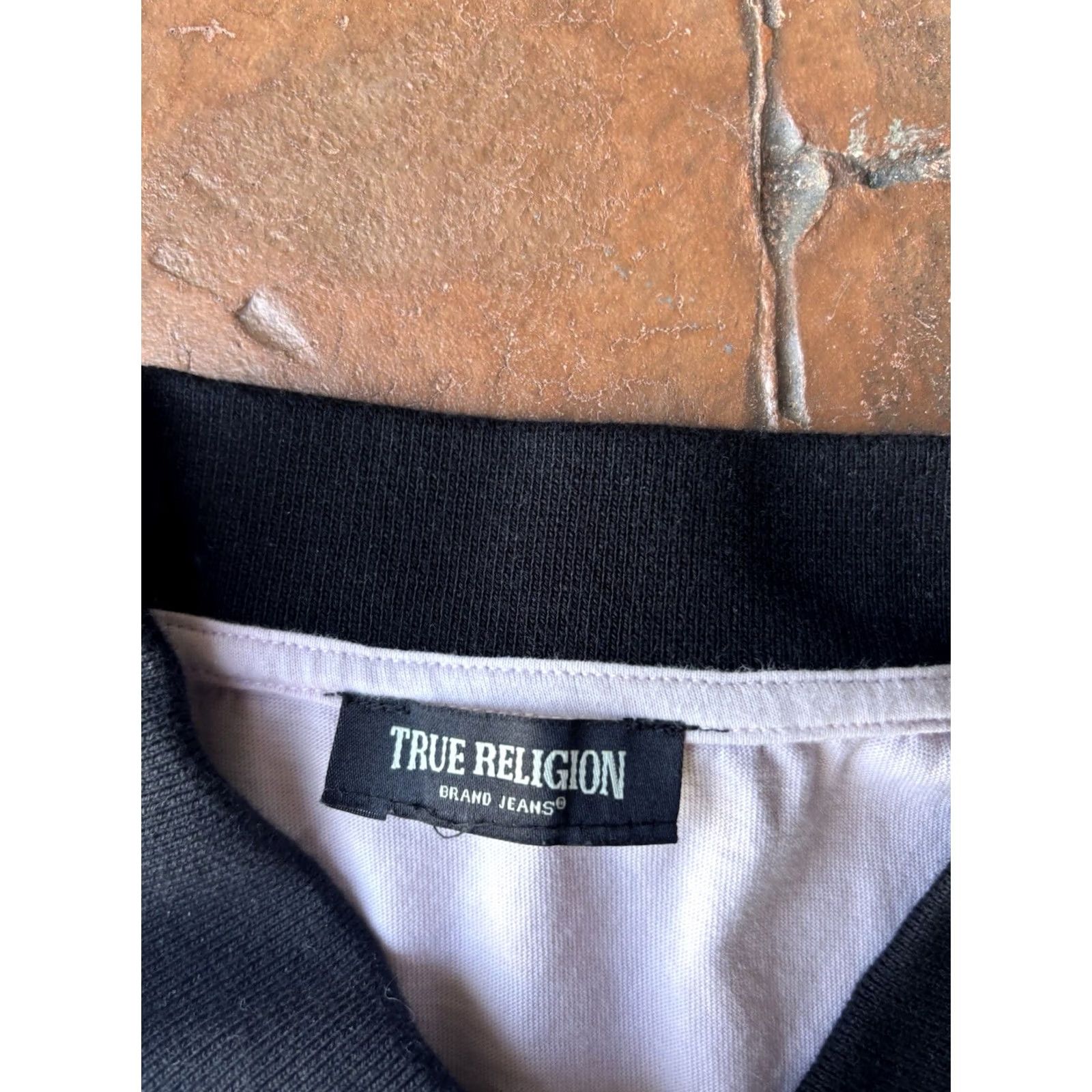 True Religion VINTAGE True Religion Polo Shirt Logo Buddha Pink Large SKATER Streetwear Grunge Y2K 2000s Revival Hypewear Mens Polo Size US L / EU 52-54 / 3 - 2 Thumbnail
