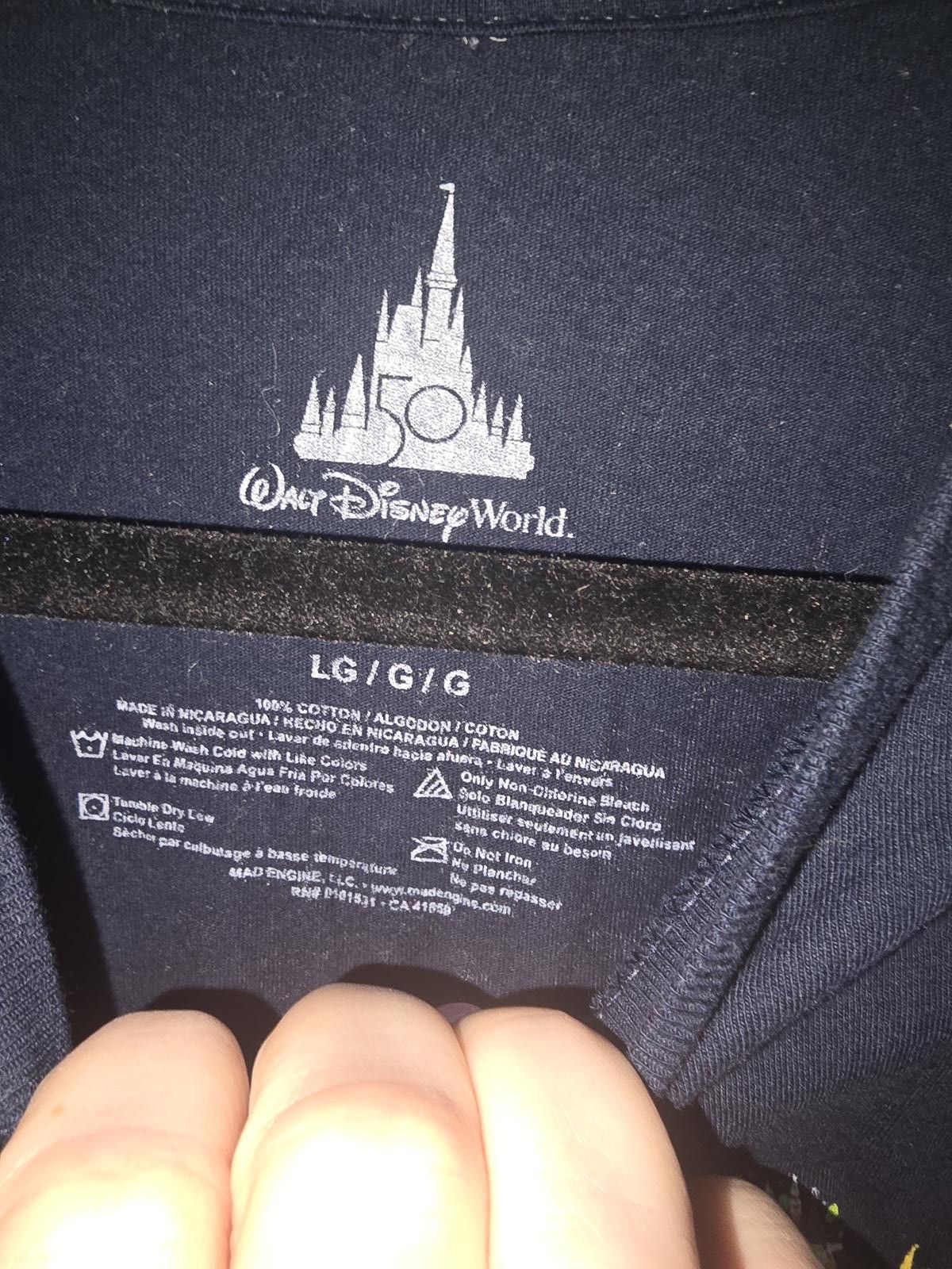 Other New Disney Parks 50th Anniversary BoxLunch Exclusive T Shirt Size ONE SIZE - 6 Thumbnail