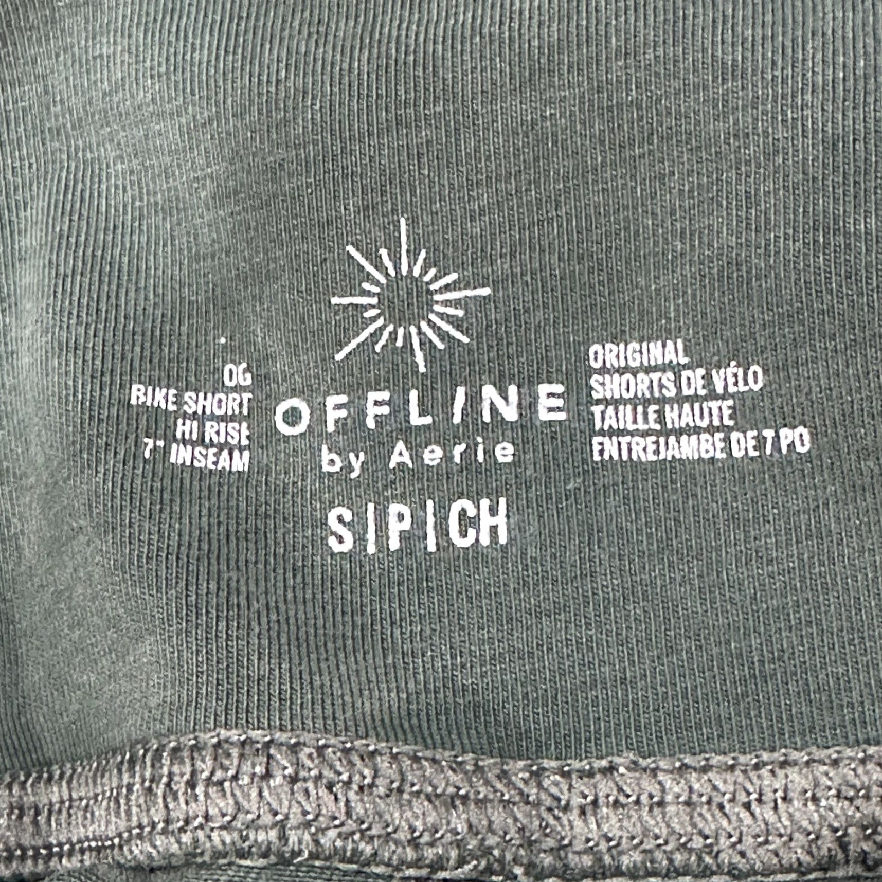 Vintage VINTAGE OFFLINE Aerie Bike Shorts Women S Green 7 Inseam Slim Yoga Cycling Running Athleisure Womens Size 28" / US 6 / IT 42 - 3 Thumbnail