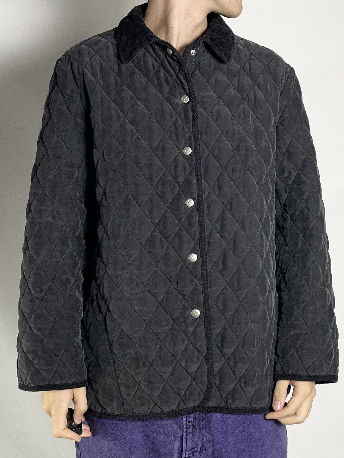 Aquascutum Aquascutum 🎞️ Vintage checkered quilted coat jacket Size US S / EU 44-46 / 1 - 1 Thumbnail