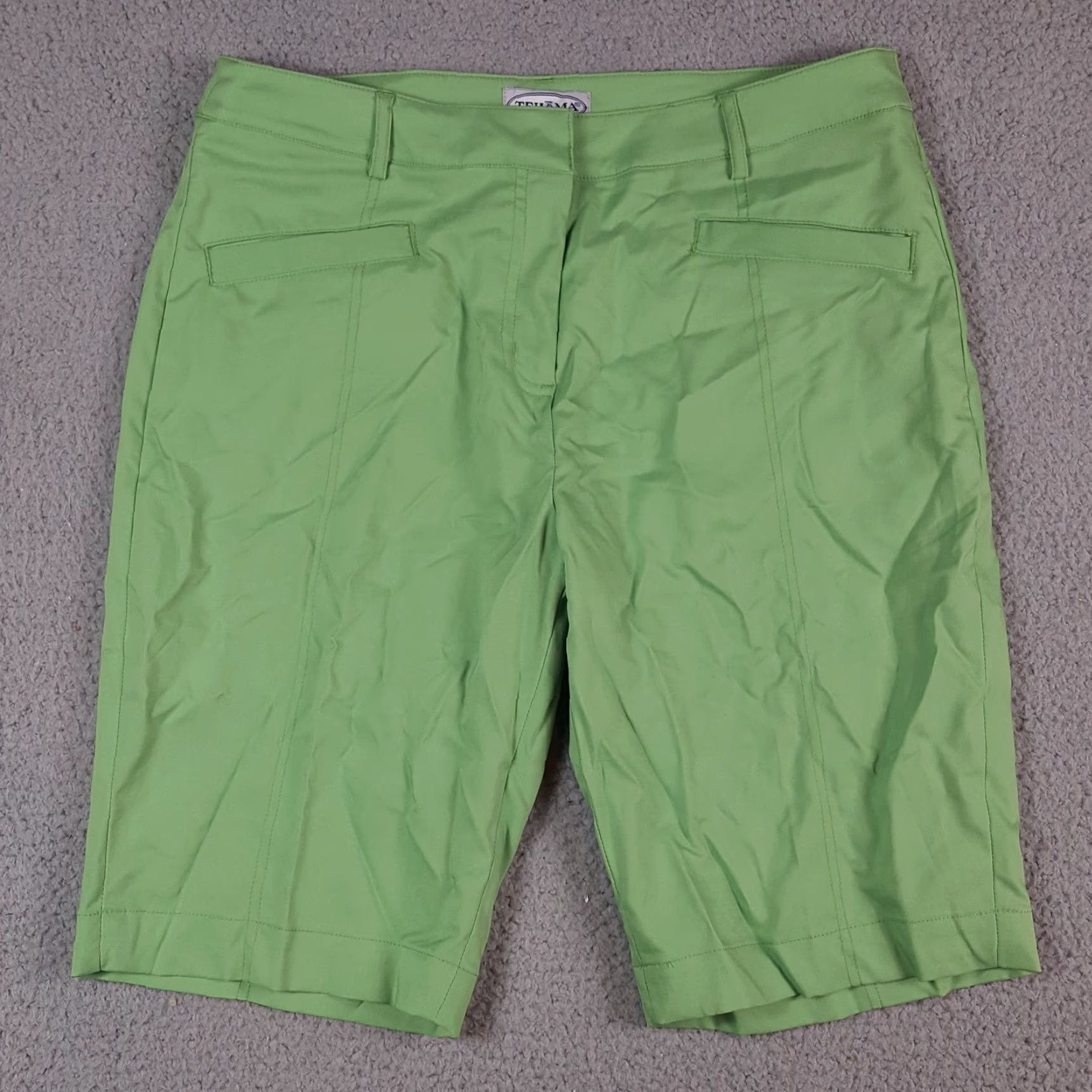 Vintage VINTAGE Teháma Bermuda Shorts Women's Size 8 Green Breathable Relaxed Y2K Preppy 2000s Casual Summer 90s 00s Sports Vintage Size 30" / US 8 / IT 44 - 2 Thumbnail