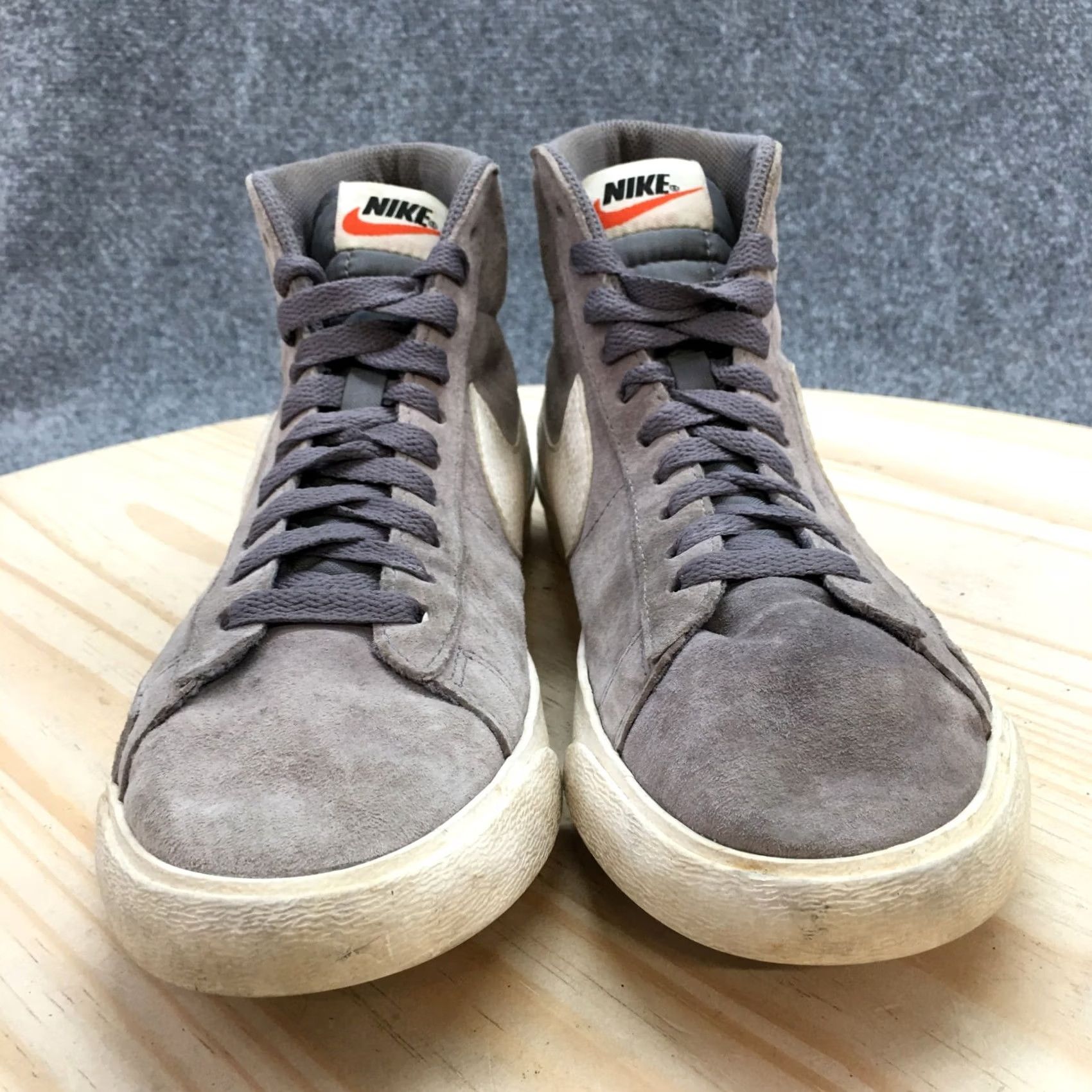 Nike Nike Womens 7.5 Blazer Mid Suede Lace Up Sneakers Gray US Size 7.5 - Athletic Wear Size M / US 6-8 / IT 42-44 - 4 Thumbnail