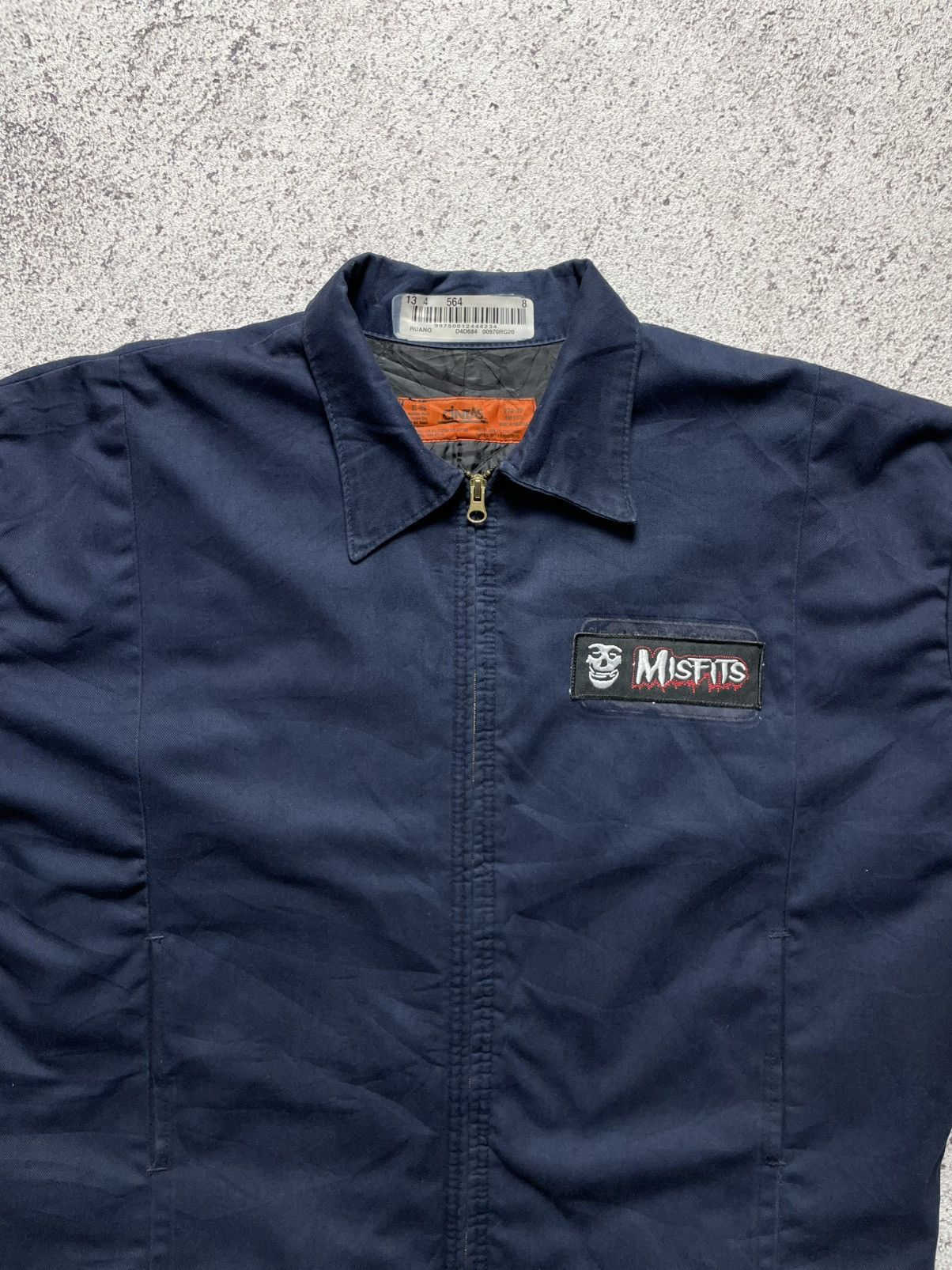 Misfits 2000s Cintas - Misfits Patched Work Jacket workwear Band Size US L / EU 52-54 / 3 - 2 Thumbnail