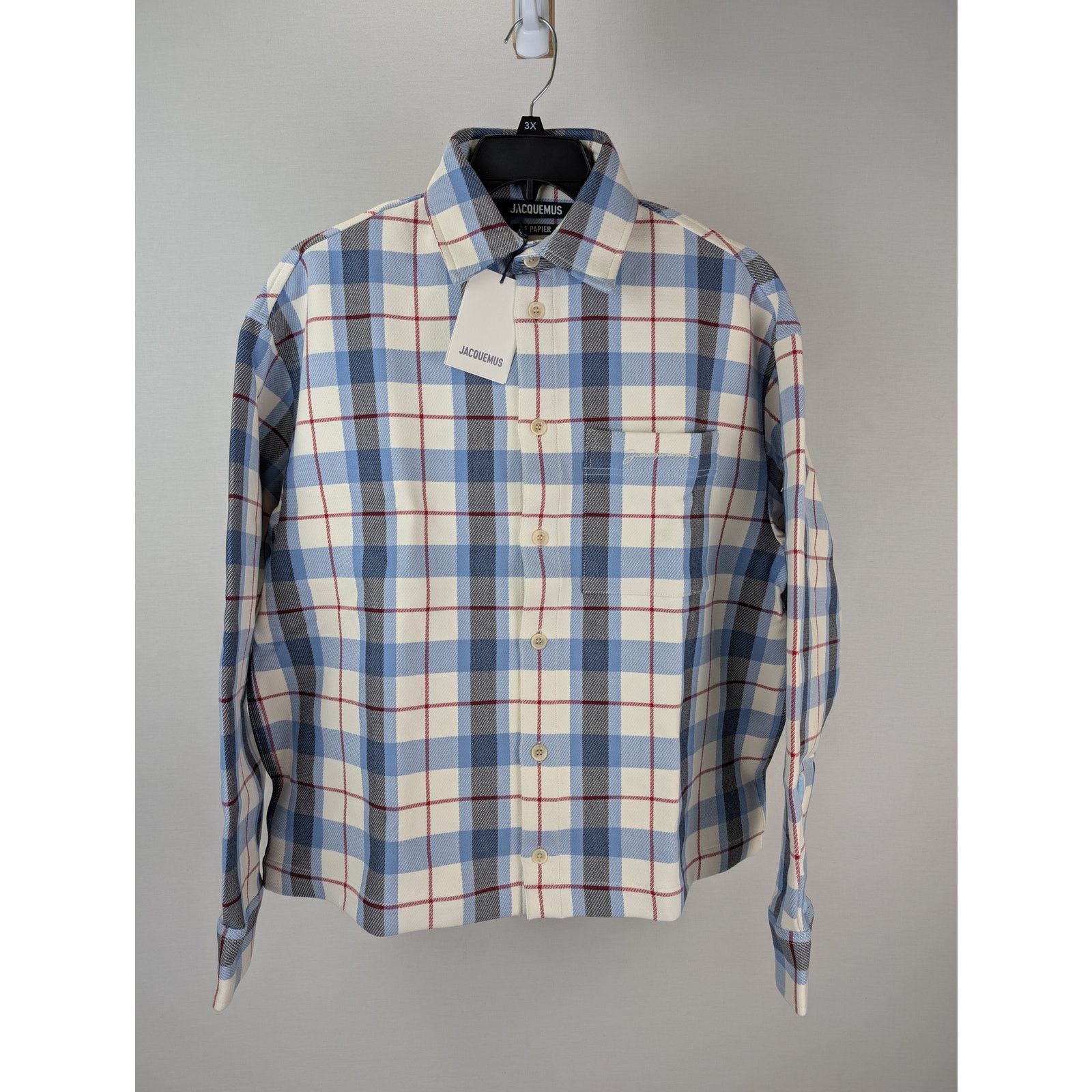 Jacquemus o1rshd1 LA Chemise Button up Shirt in Multicolor Size US M / EU 48-50 / 2 - 2 Thumbnail